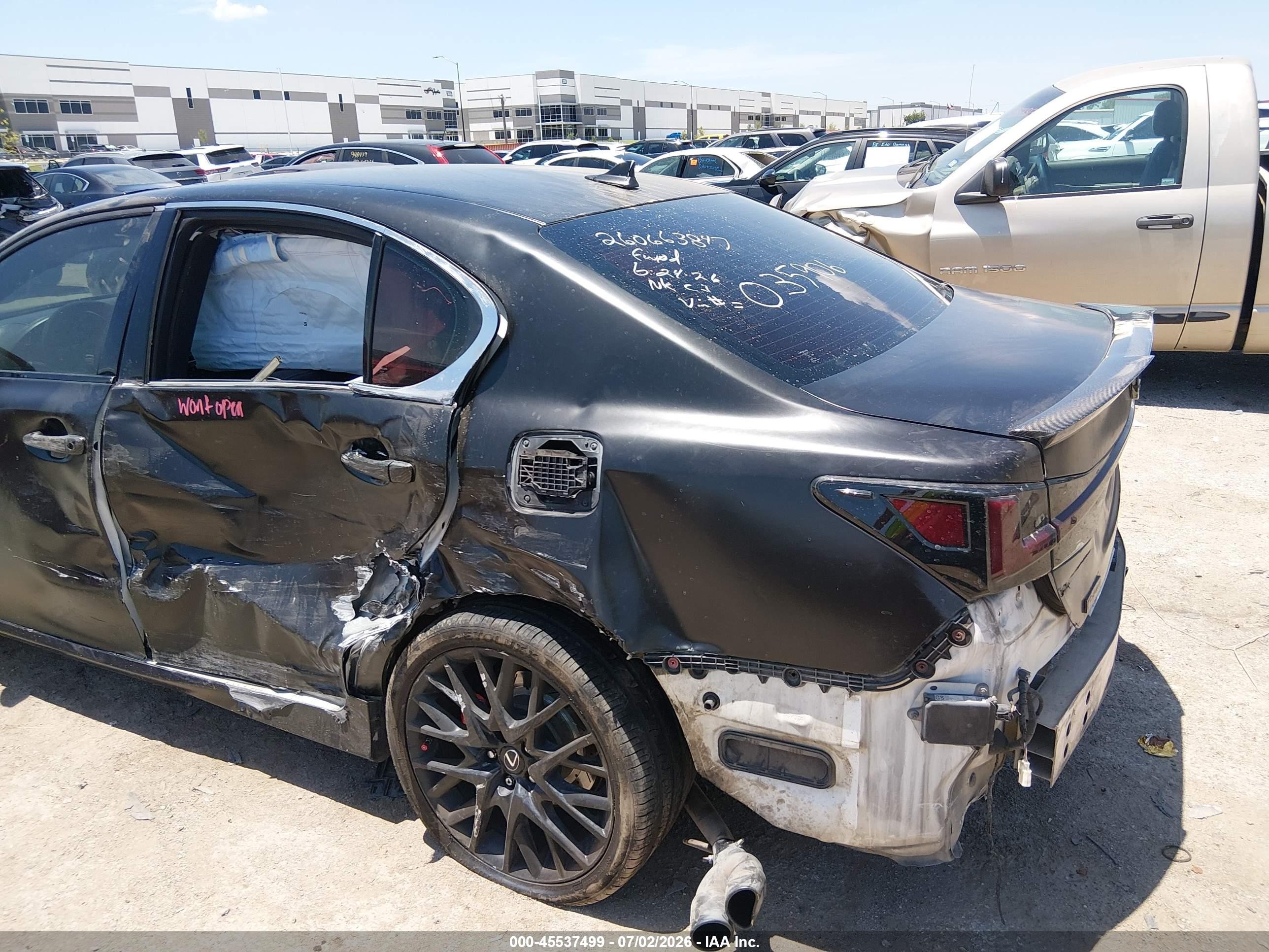 2014 Lexus Gs 350   Black vin: JTHBE1BL1E5035906