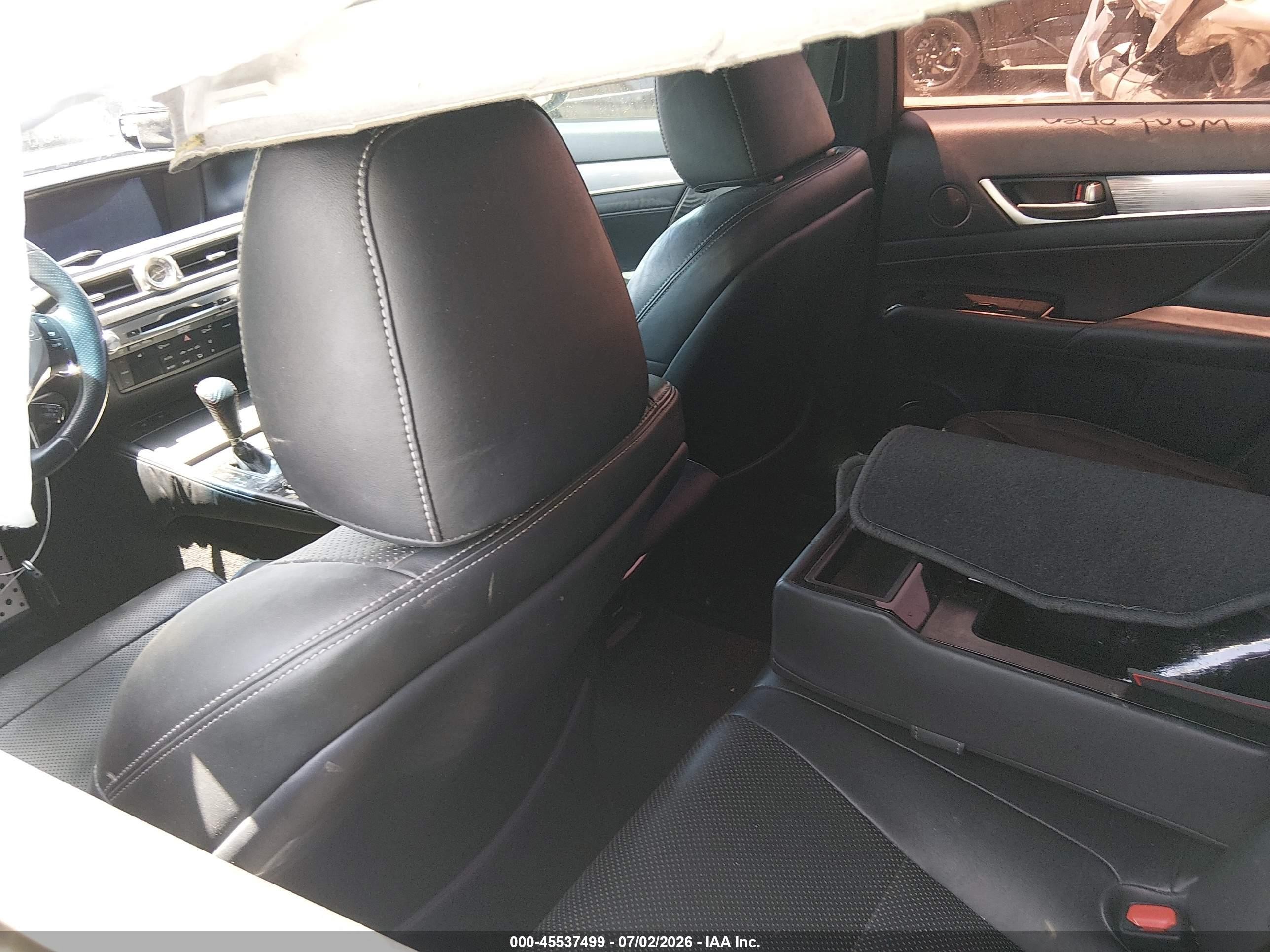 2014 Lexus Gs 350   Black vin: JTHBE1BL1E5035906
