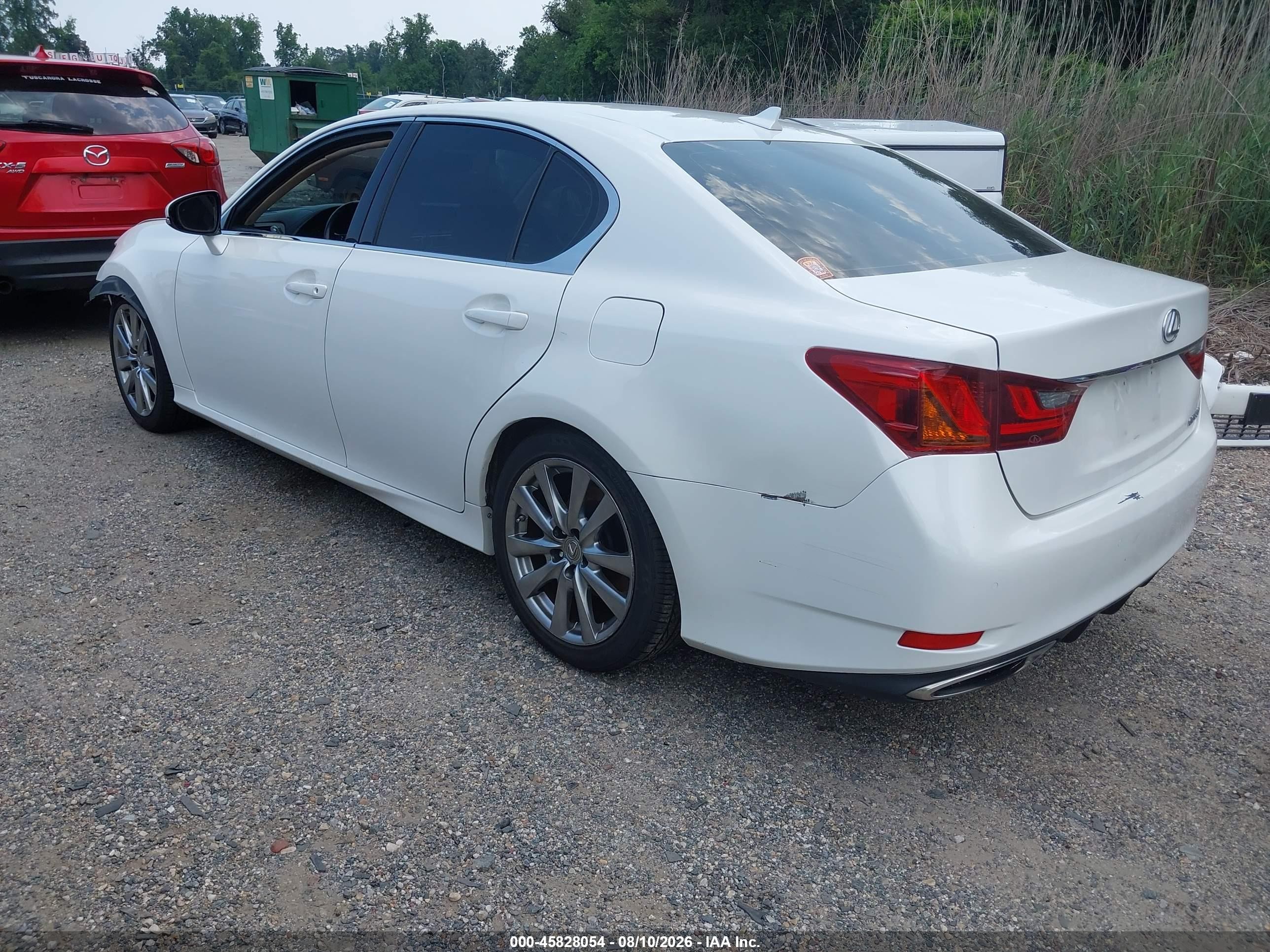 2014 Lexus Gs 350 Белый vin: JTHBE1BL1E5037560