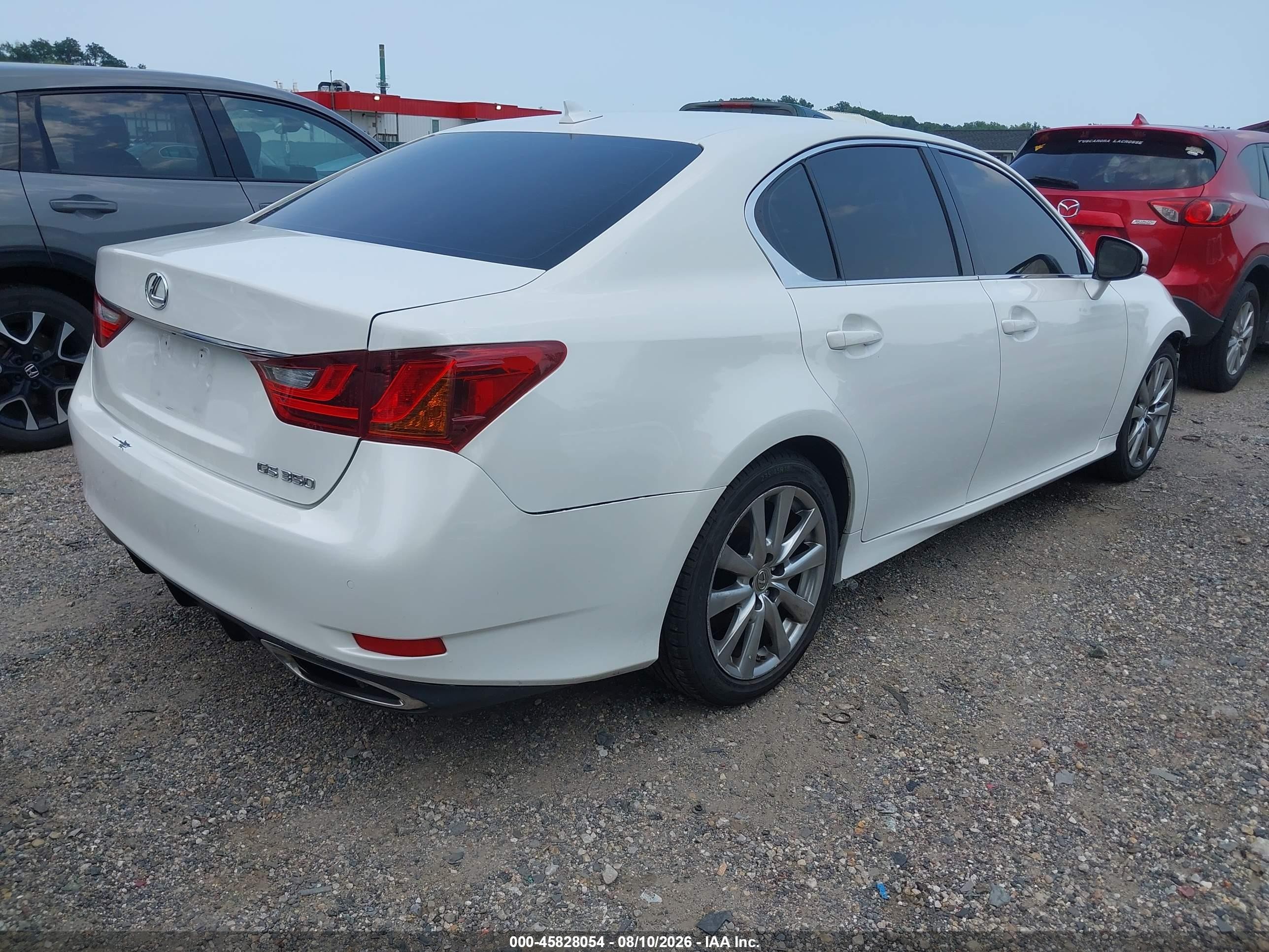 2014 Lexus Gs 350 Белый vin: JTHBE1BL1E5037560