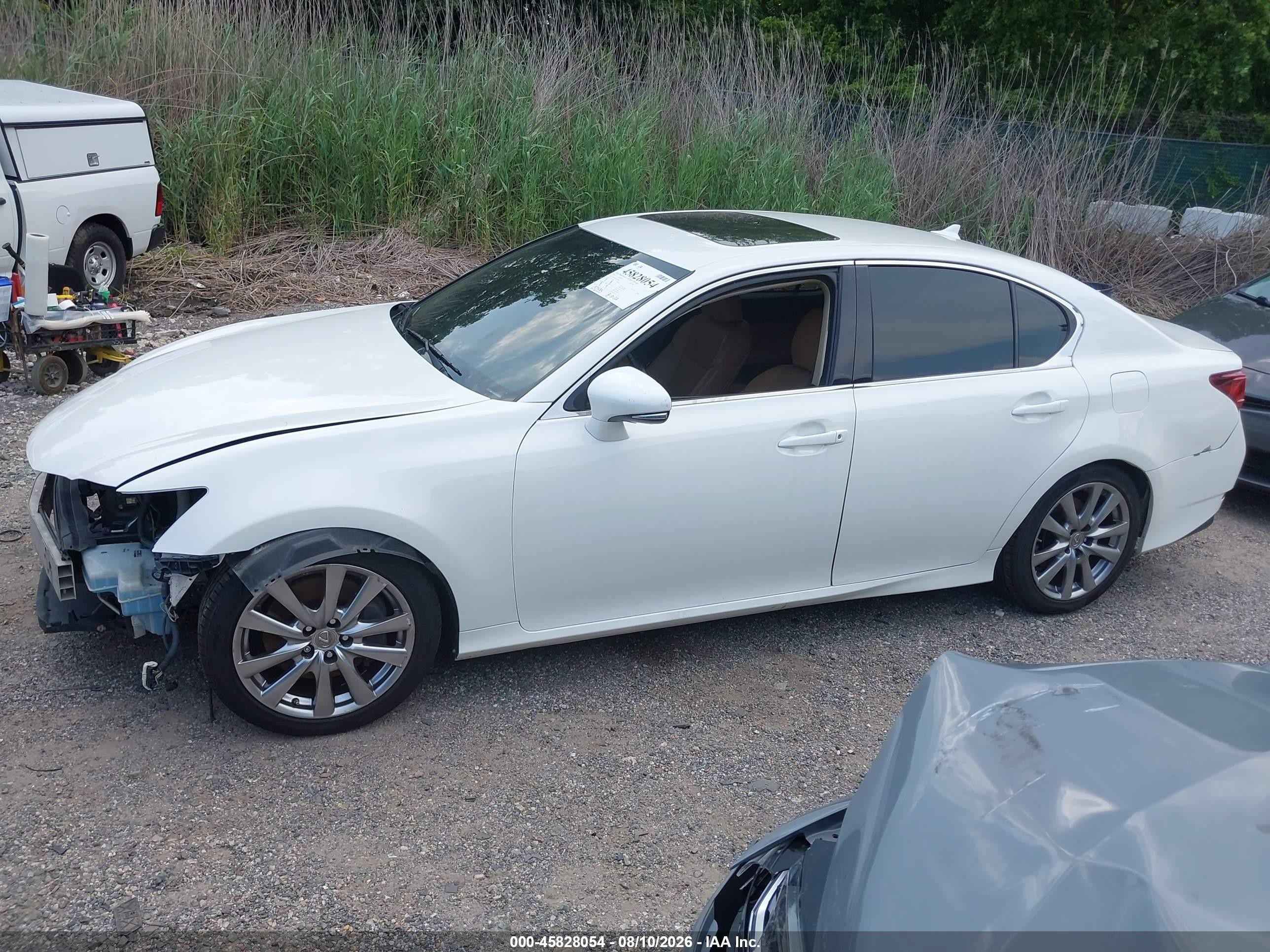 2014 Lexus Gs 350 Белый vin: JTHBE1BL1E5037560