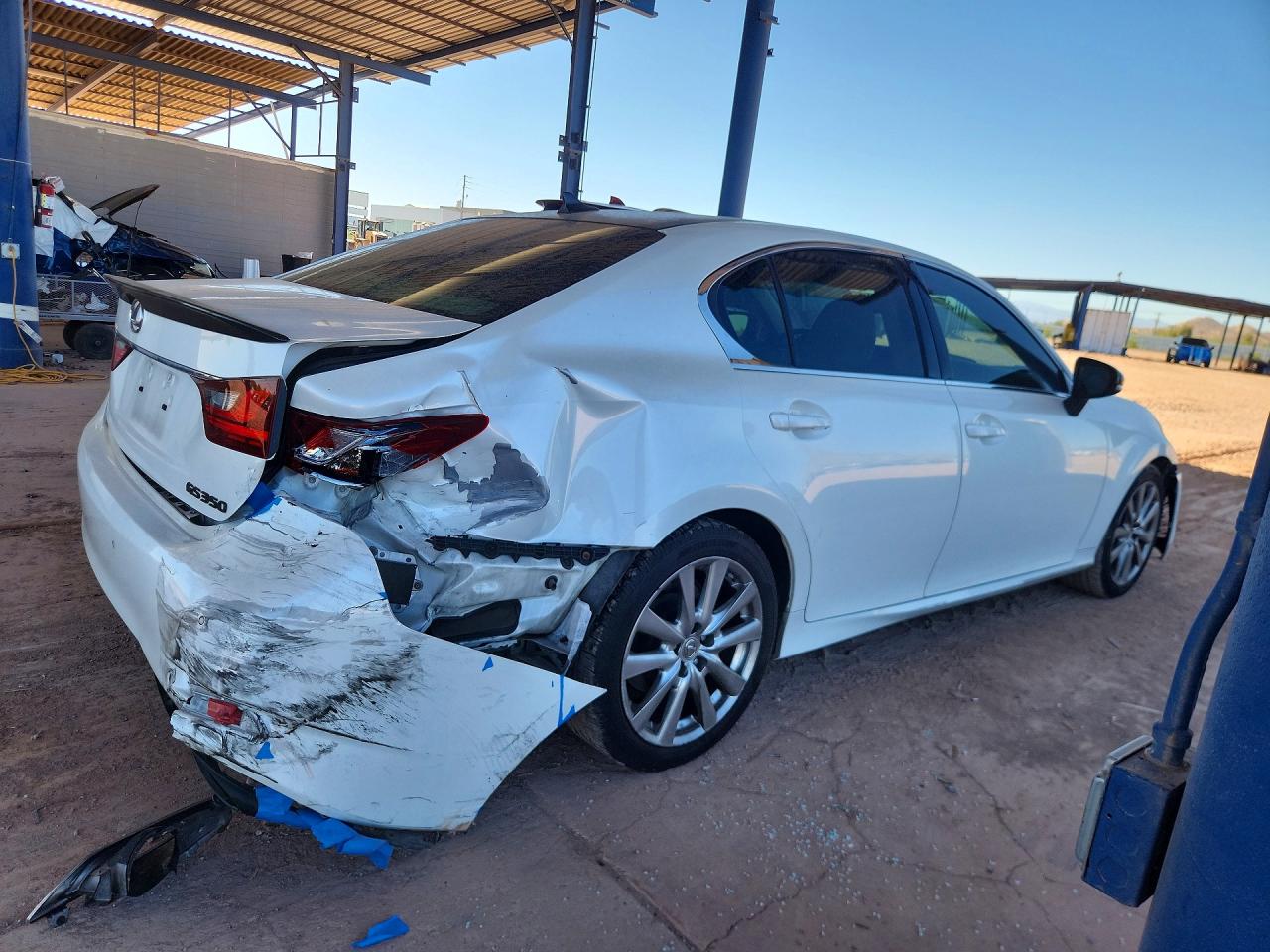 2014 Lexus Gs 350 White vin: JTHBE1BL1E5039793