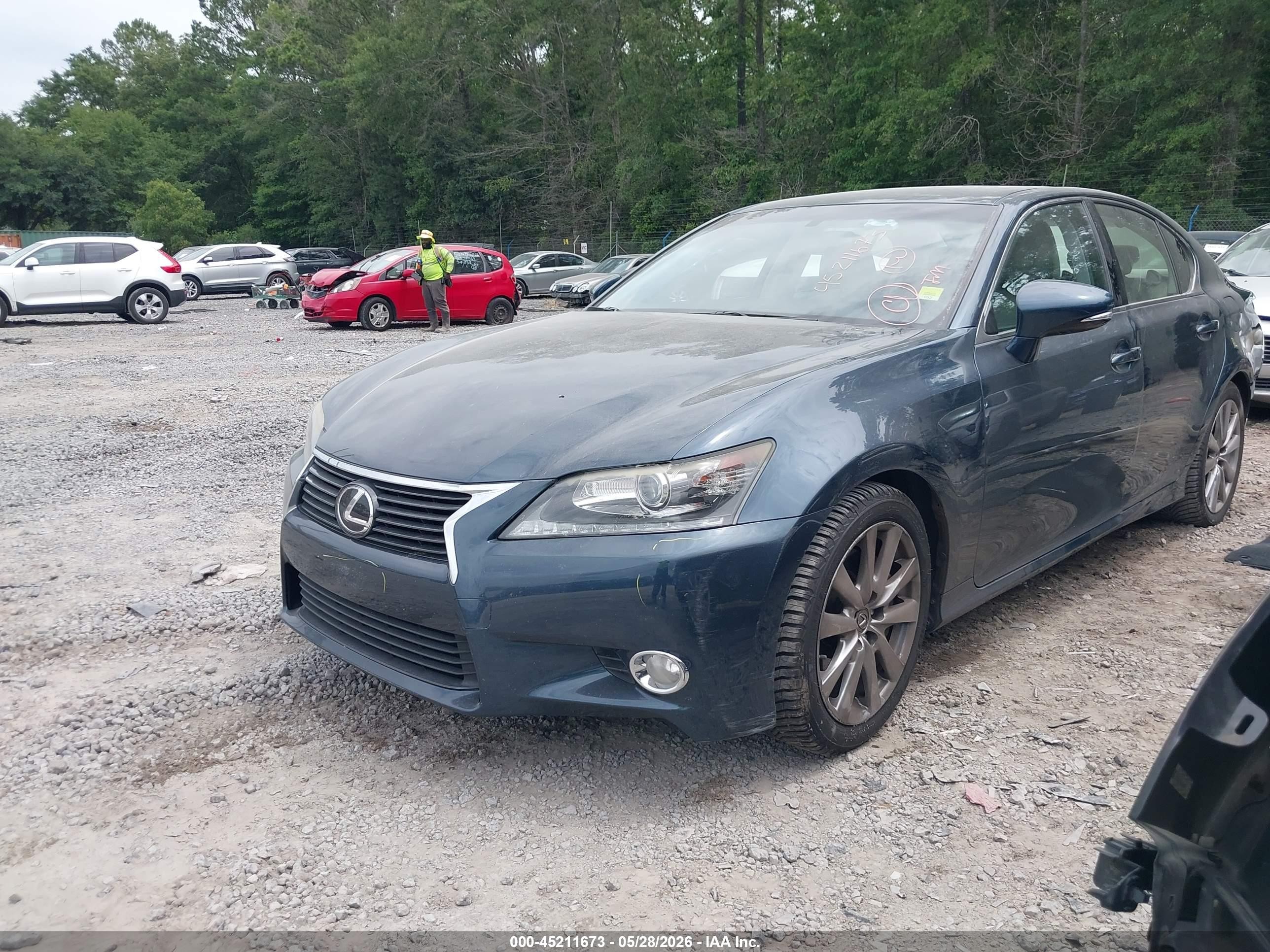 2015 Lexus Gs 350   Dark Blue vin: JTHBE1BL1FA002283