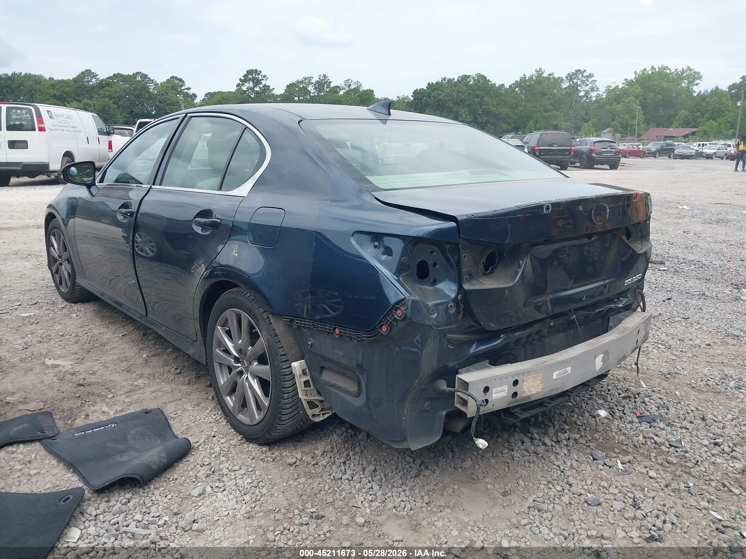 2015 Lexus Gs 350   Dark Blue vin: JTHBE1BL1FA002283