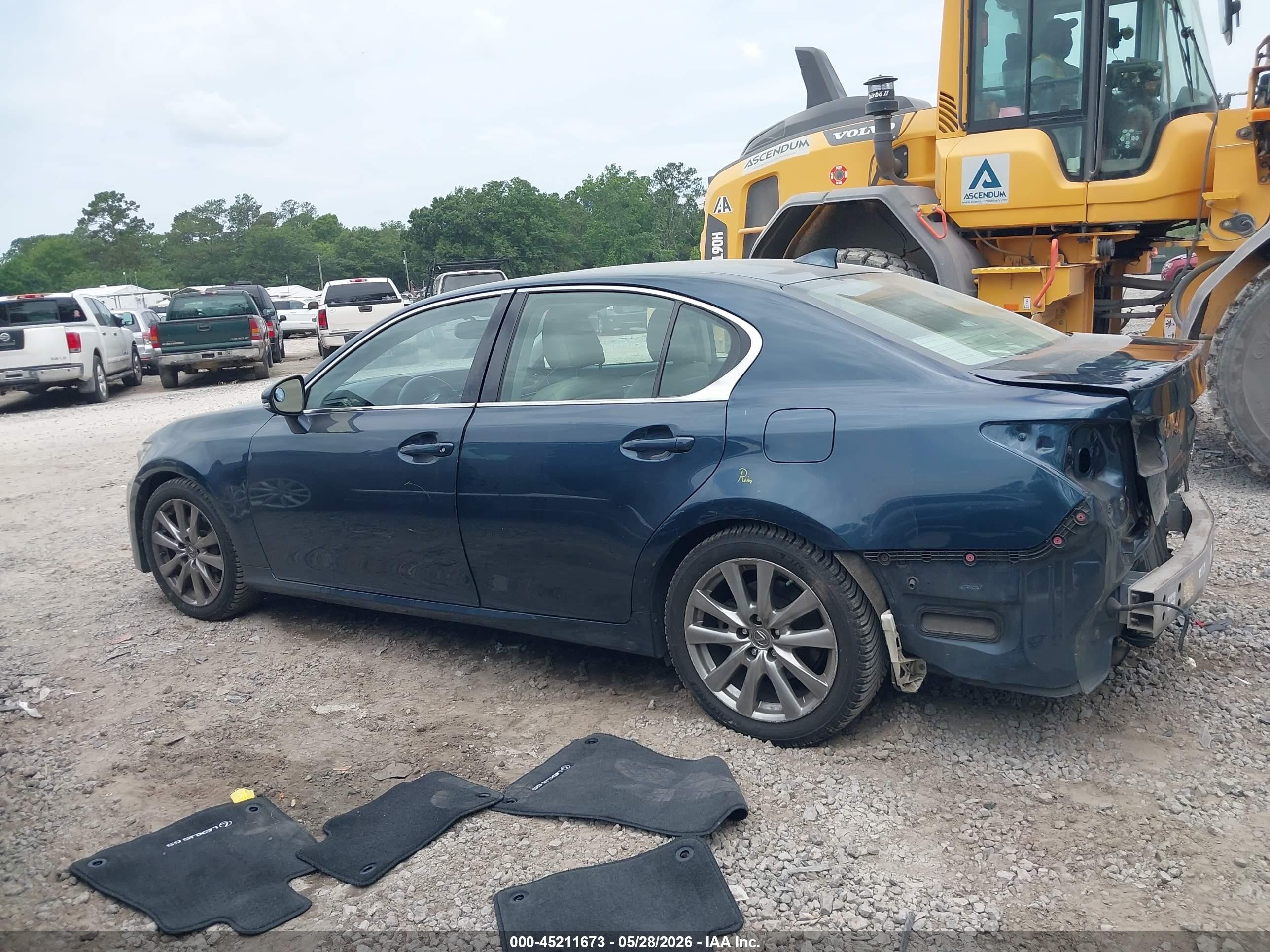 2015 Lexus Gs 350   Dark Blue vin: JTHBE1BL1FA002283