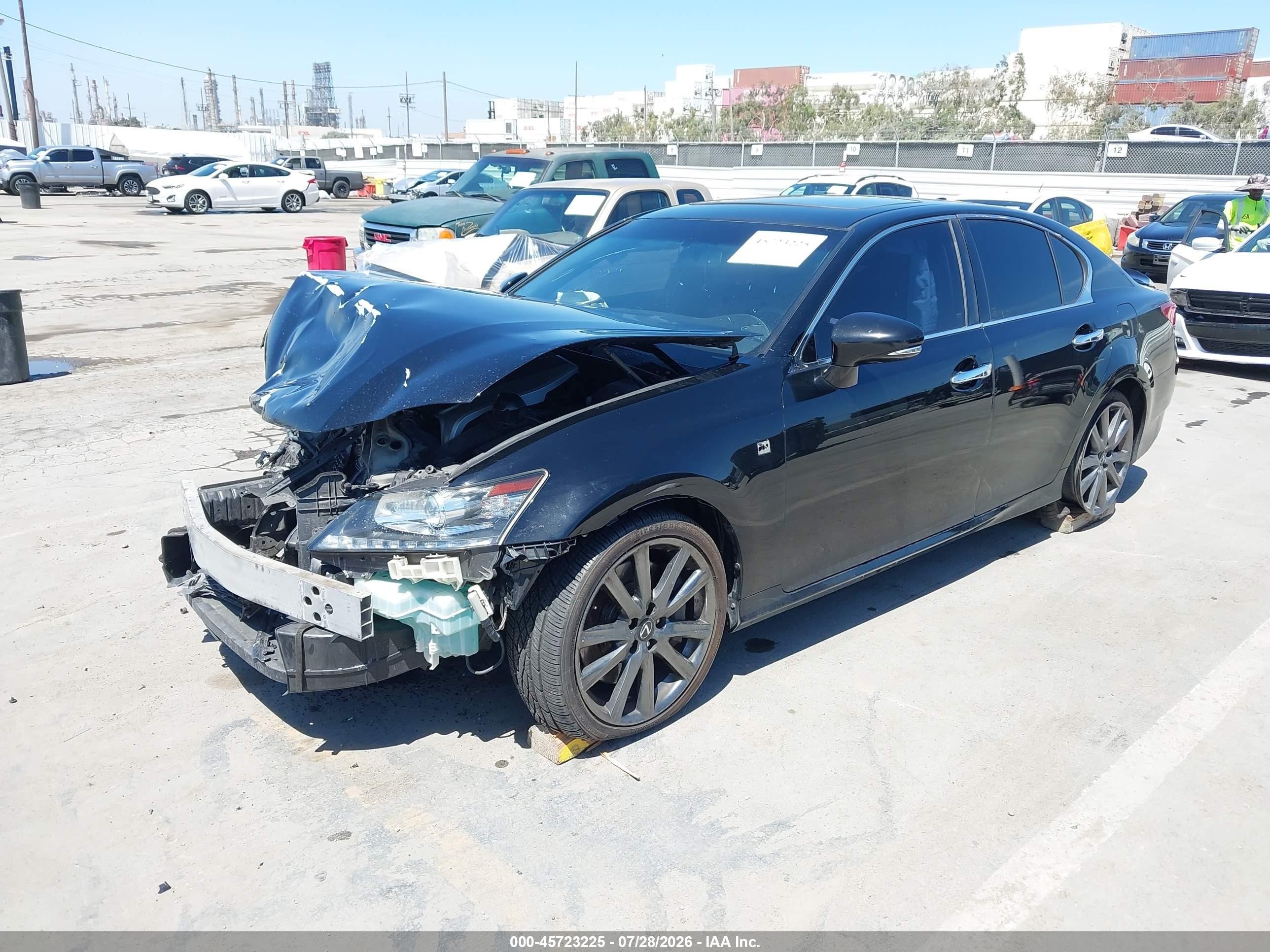 2015 Lexus Gs 350   Black vin: JTHBE1BL1FA004521