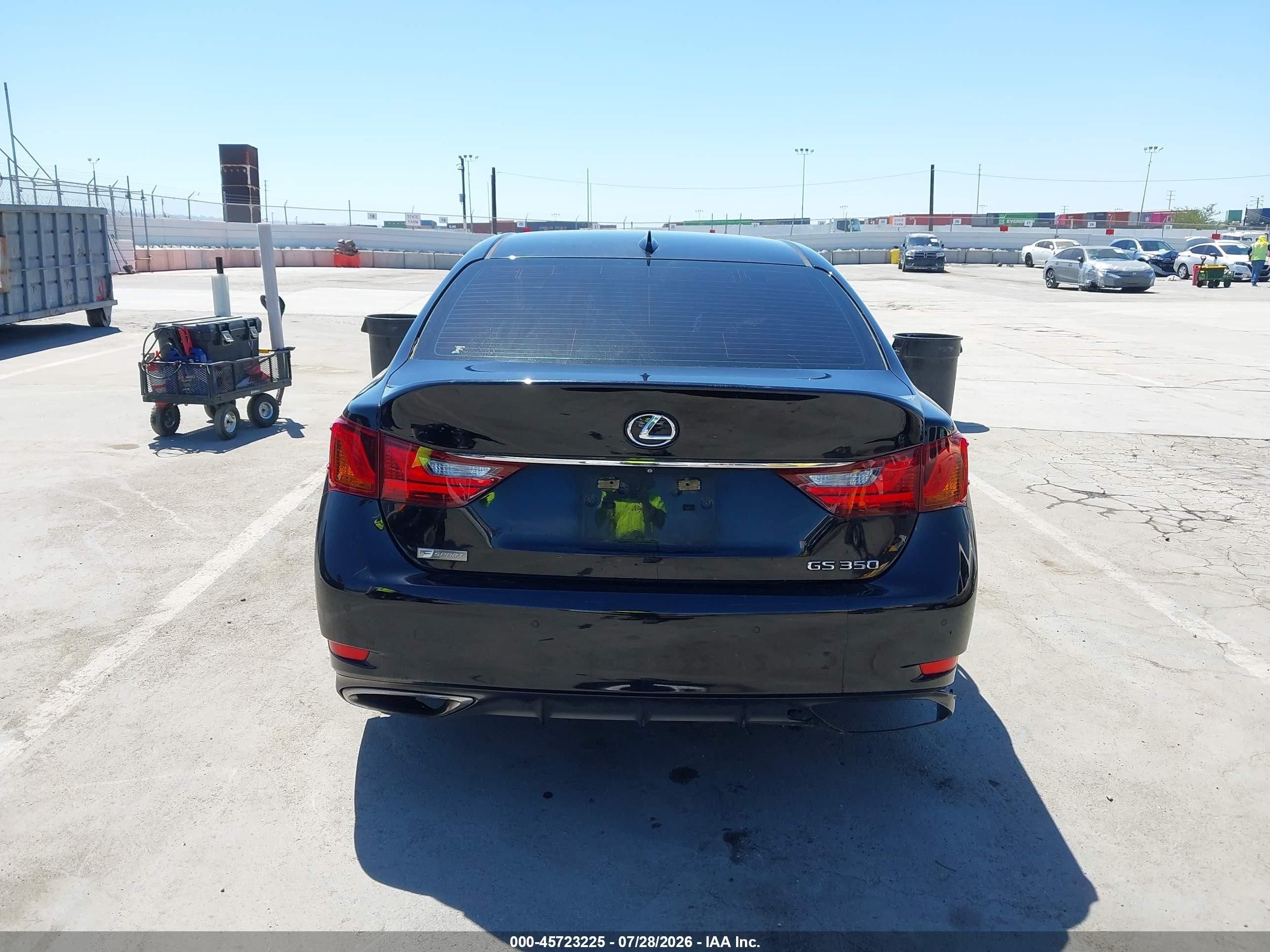 2015 Lexus Gs 350   Black vin: JTHBE1BL1FA004521