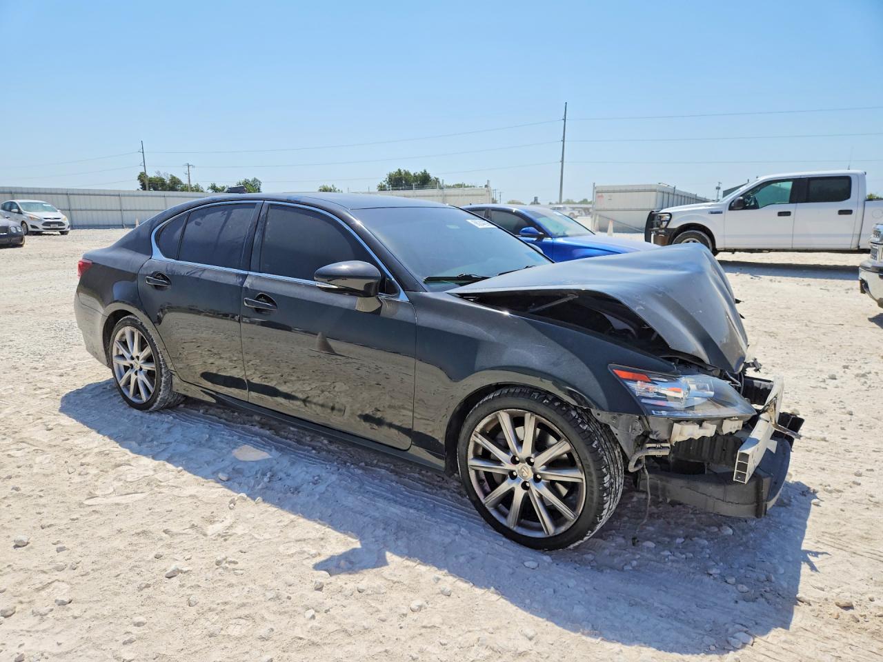 2015 Lexus Gs 350 Black vin: JTHBE1BL1FA014725