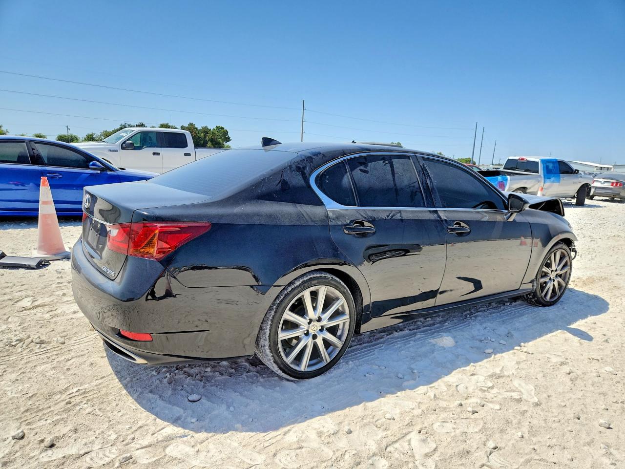 2015 Lexus Gs 350 Black vin: JTHBE1BL1FA014725