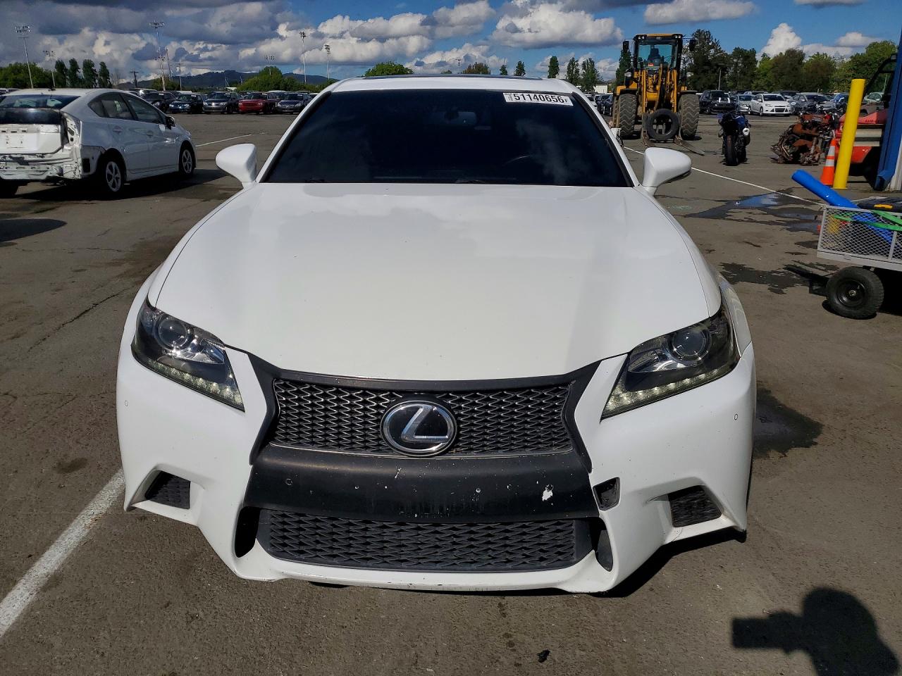 2015 Lexus Gs 350 White vin: JTHBE1BL1FA017625
