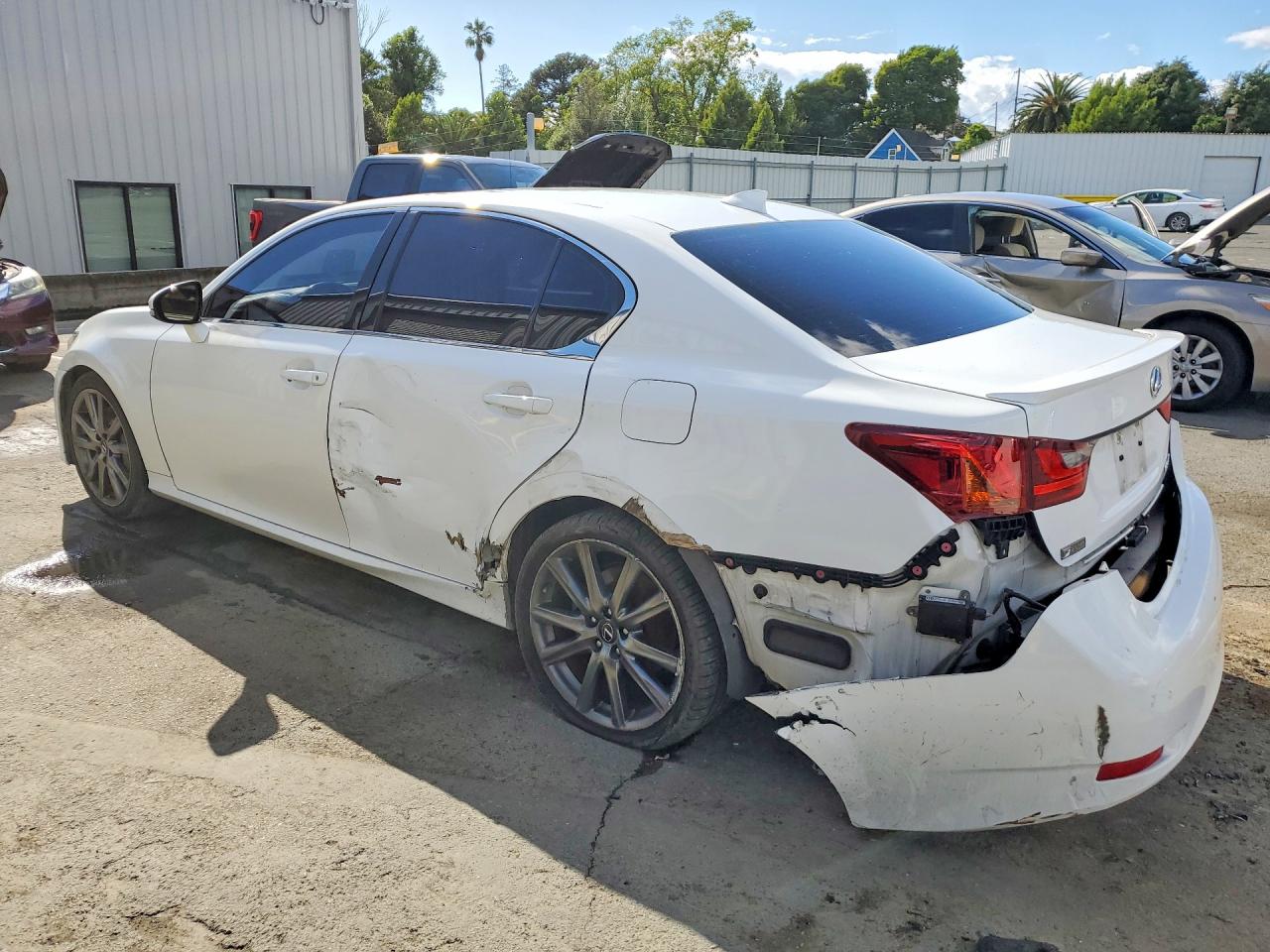 2015 Lexus Gs 350 White vin: JTHBE1BL1FA017625
