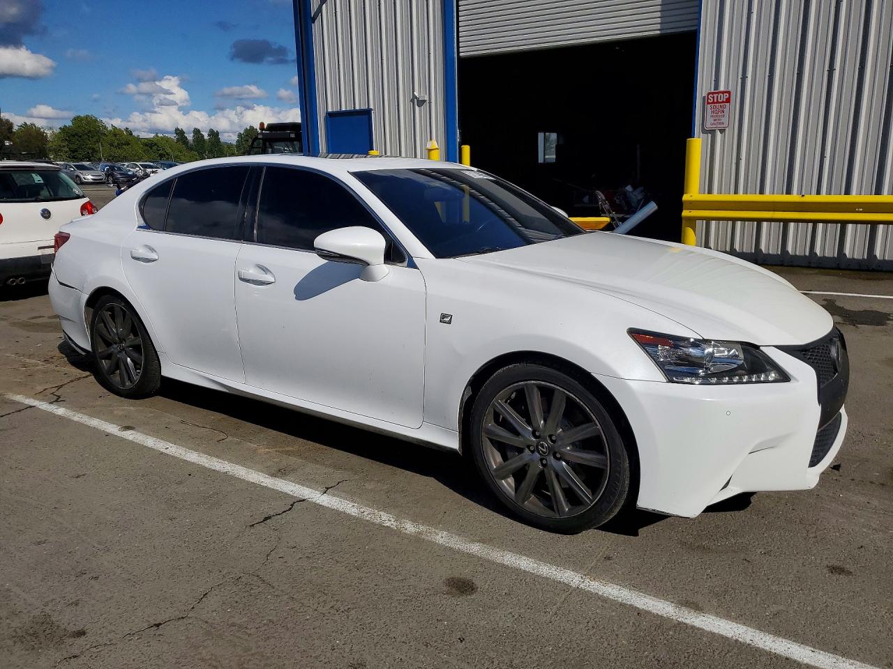 2015 Lexus Gs 350 White vin: JTHBE1BL1FA017625
