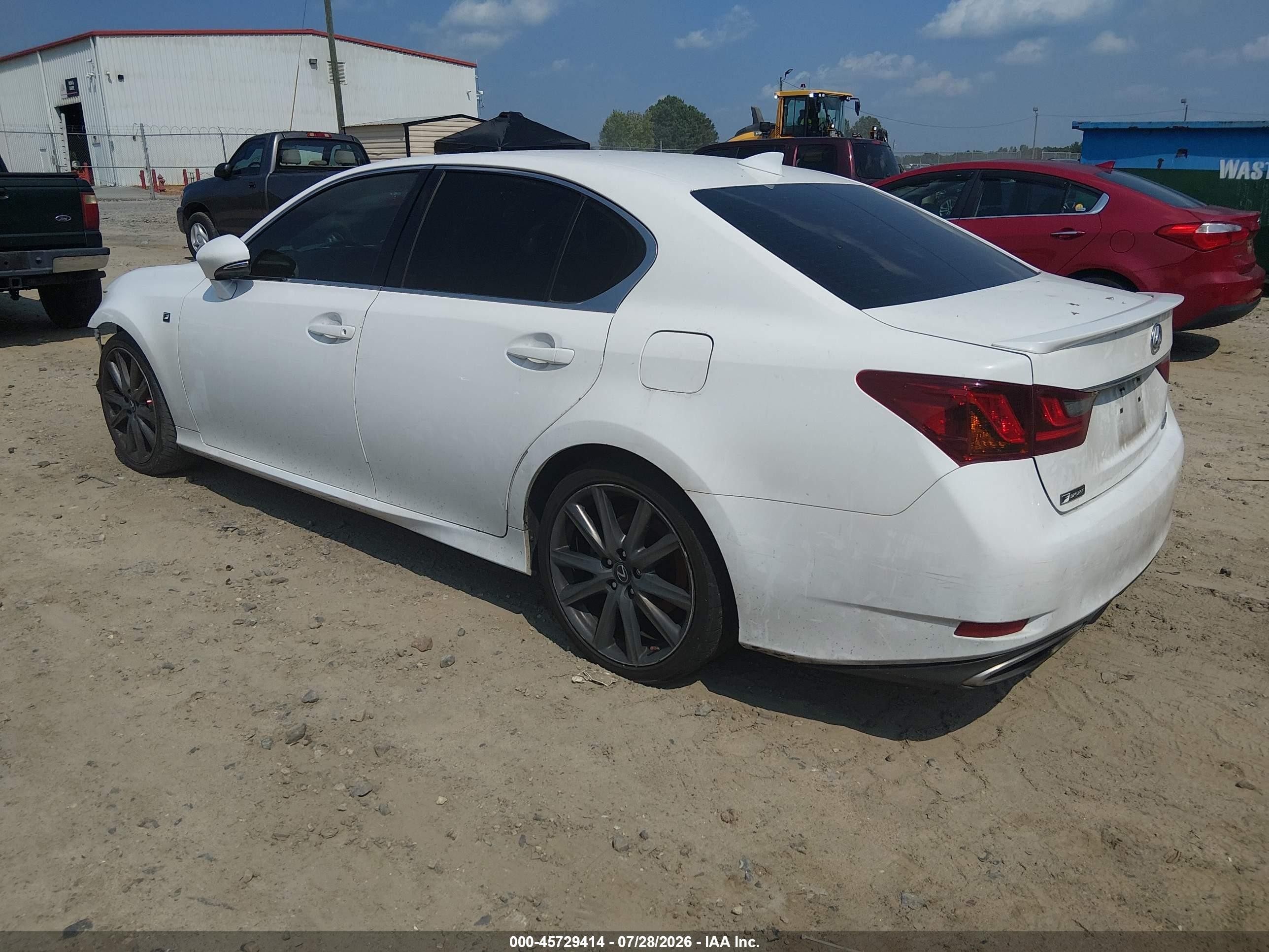 2015 Lexus Gs 350 Белый vin: JTHBE1BL1FA018175