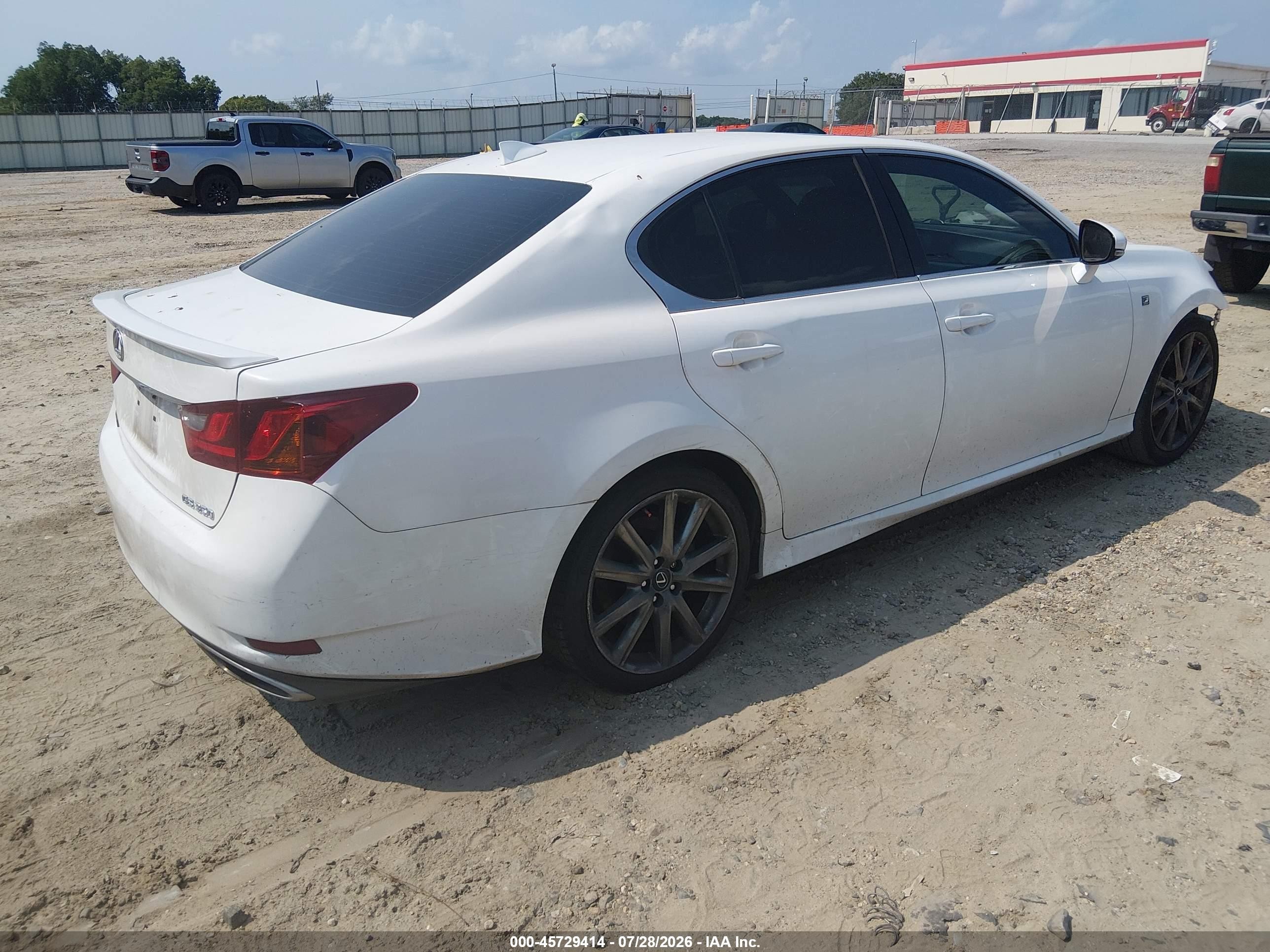 2015 Lexus Gs 350 Белый vin: JTHBE1BL1FA018175