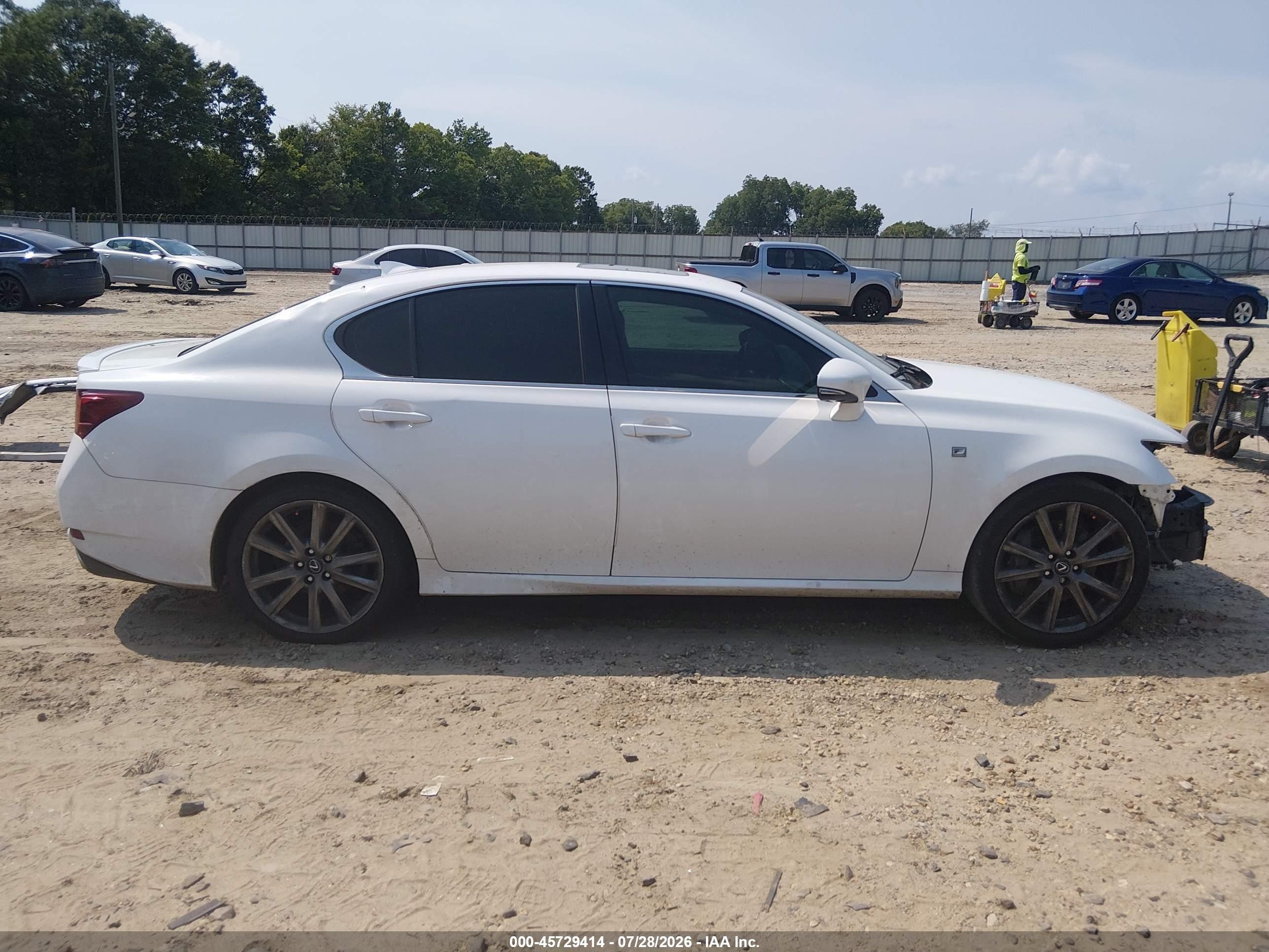 2015 Lexus Gs 350 Белый vin: JTHBE1BL1FA018175