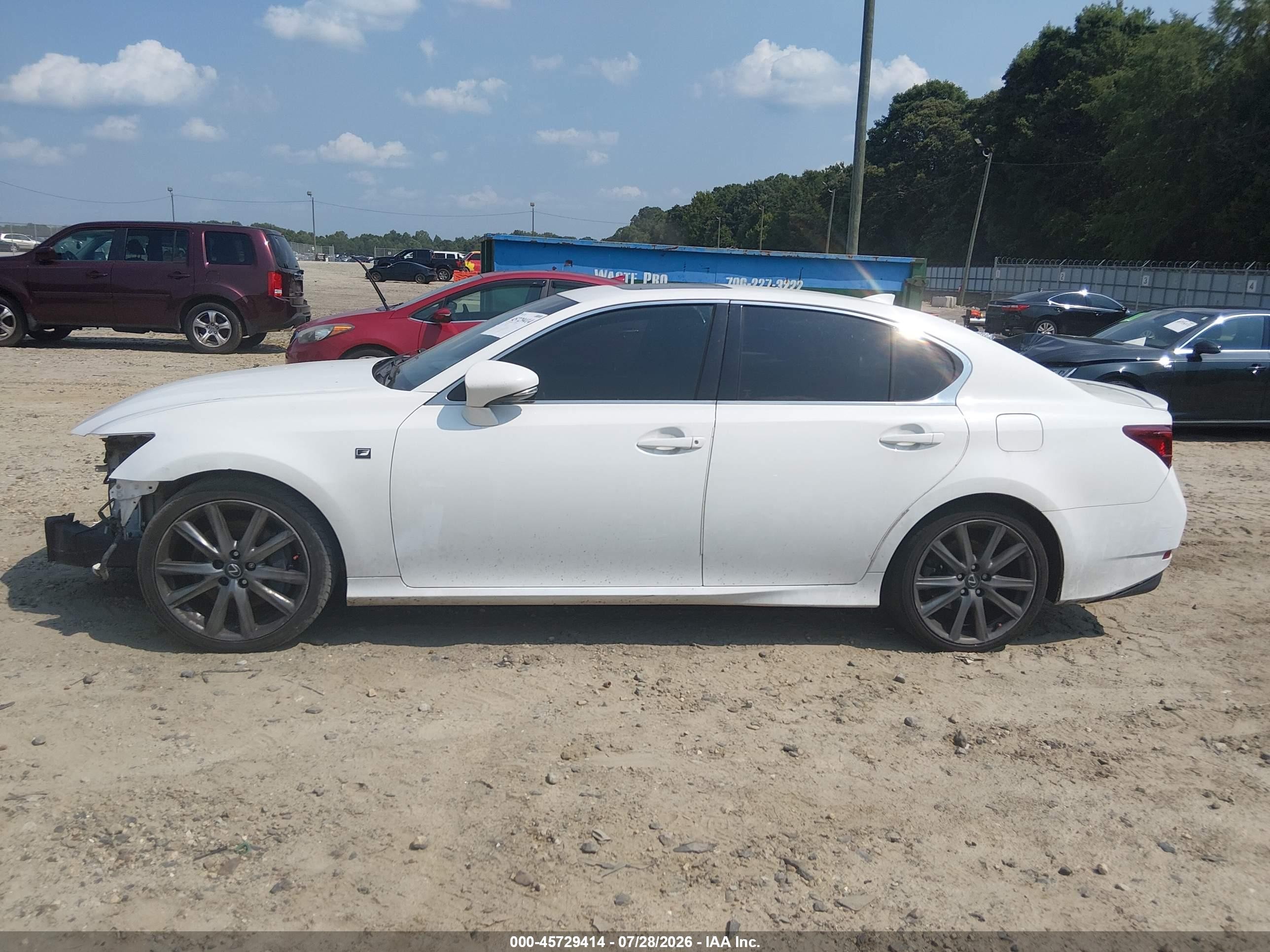 2015 Lexus Gs 350 Белый vin: JTHBE1BL1FA018175