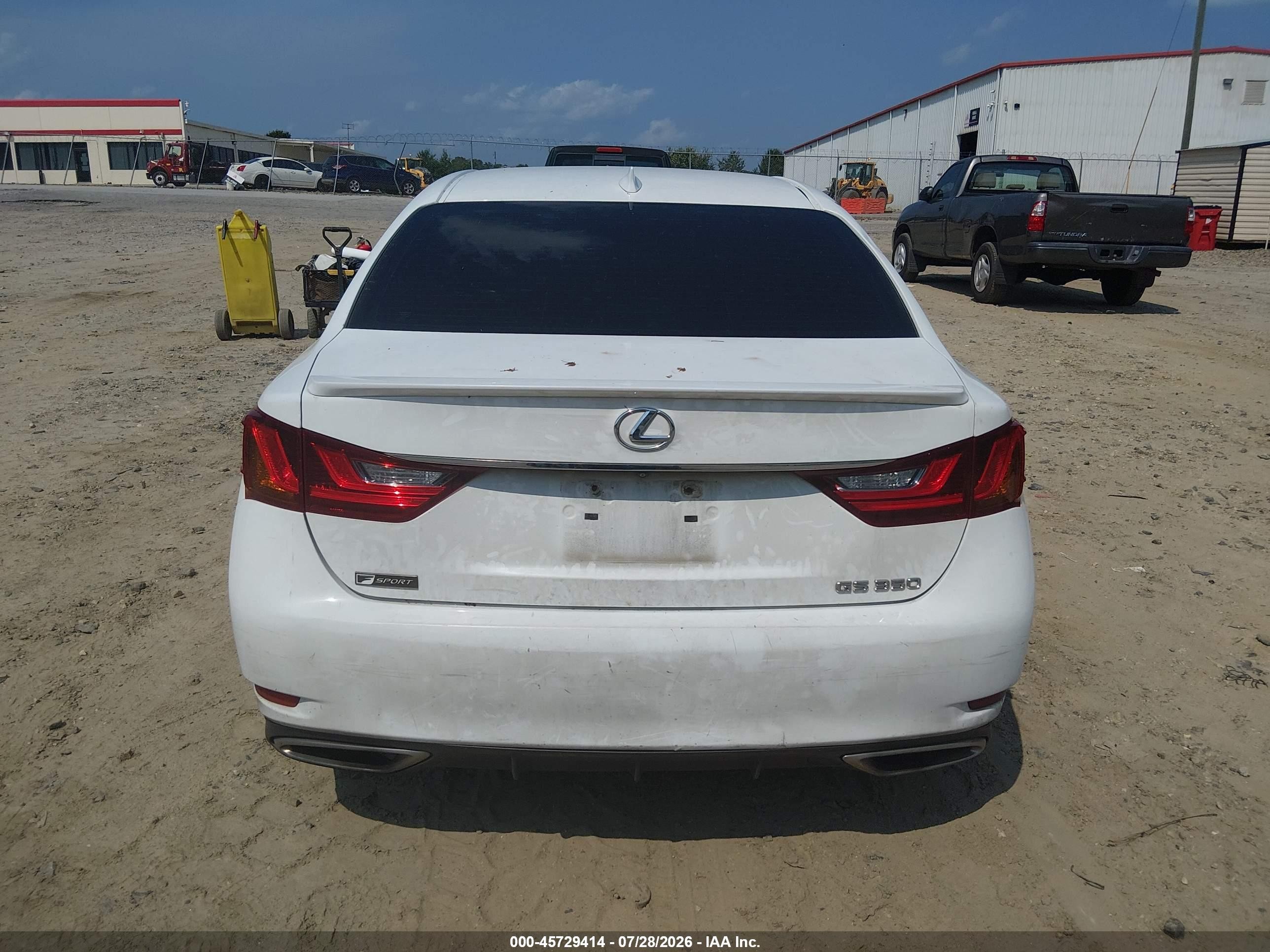 2015 Lexus Gs 350 Белый vin: JTHBE1BL1FA018175