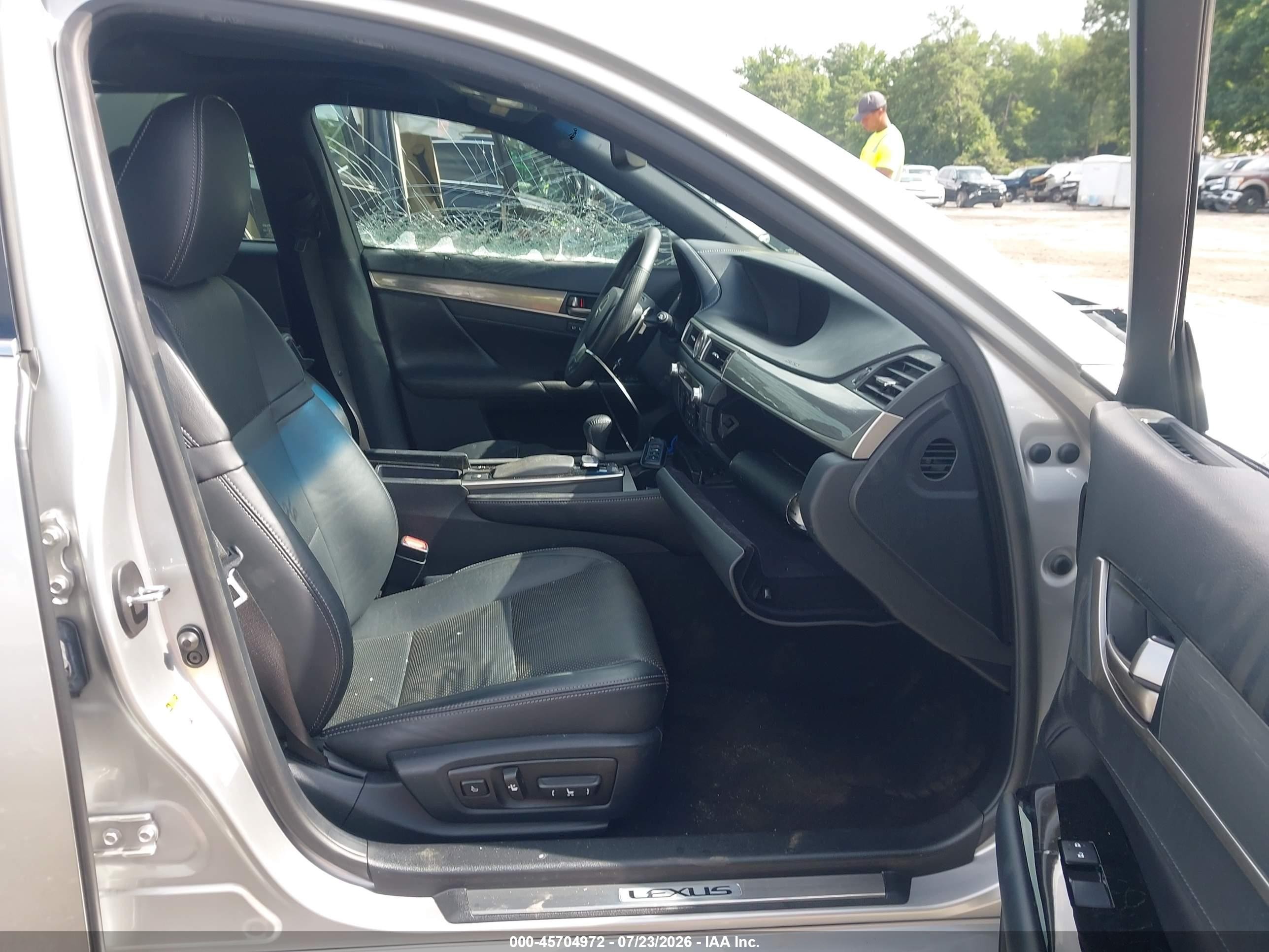 2015 Lexus Gs 350   Silver vin: JTHBE1BL1FA018208