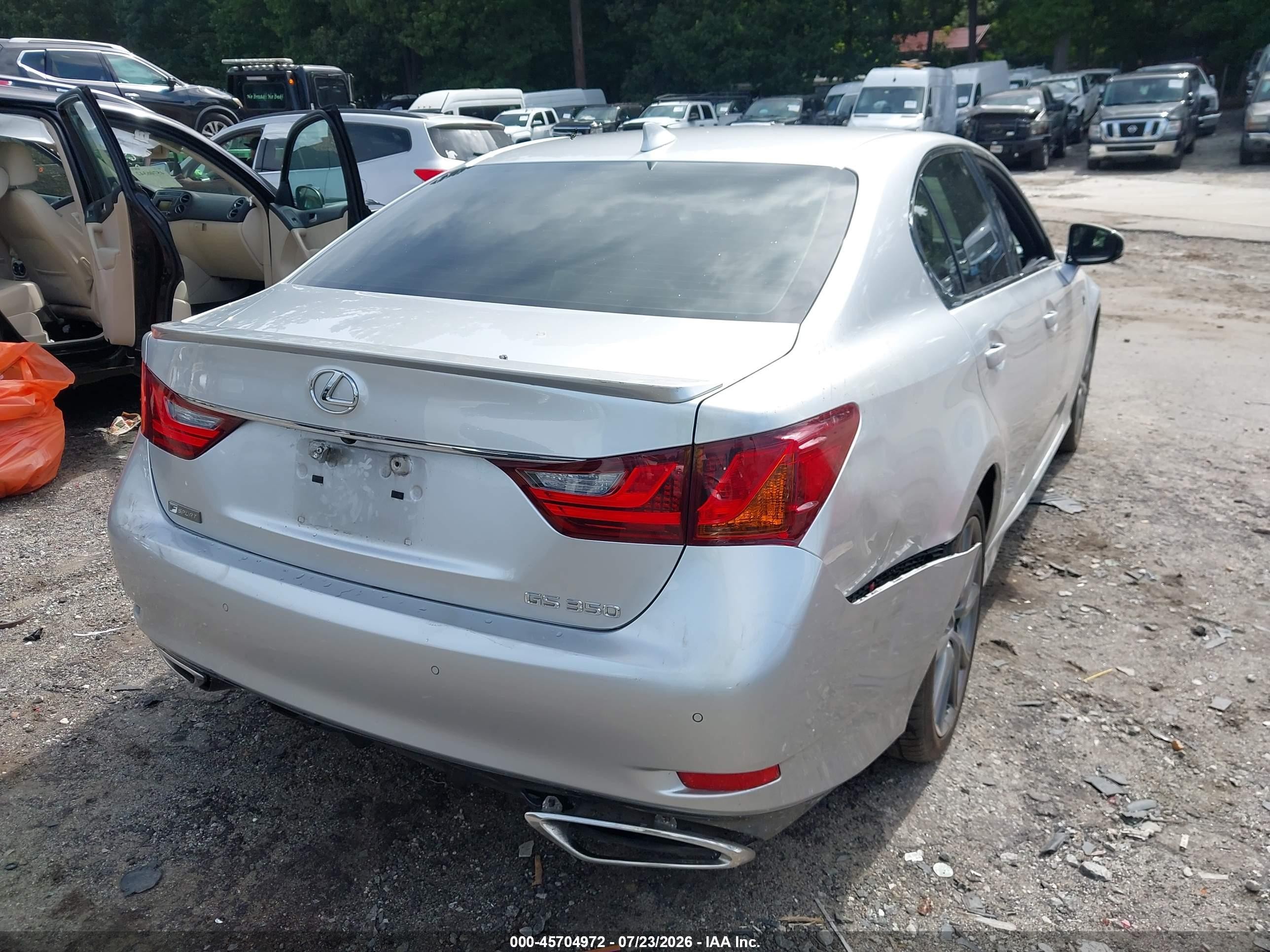2015 Lexus Gs 350   Silver vin: JTHBE1BL1FA018208