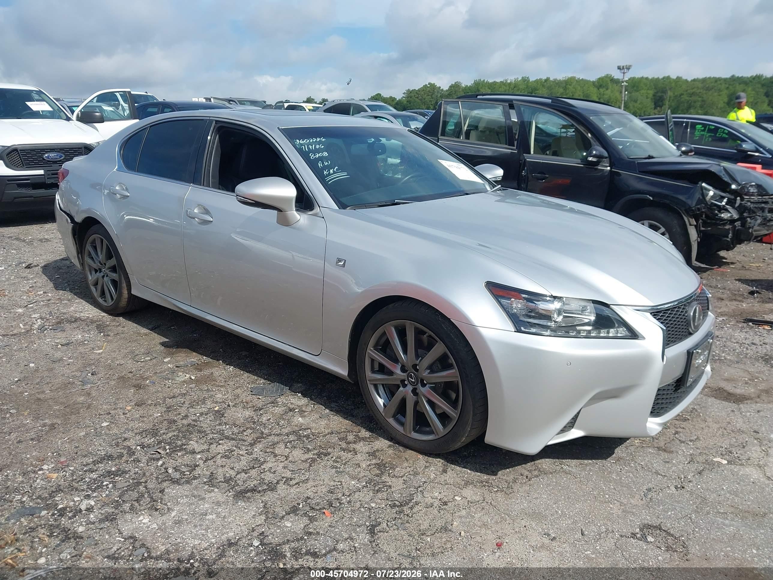 2015 Lexus Gs 350   Silver vin: JTHBE1BL1FA018208