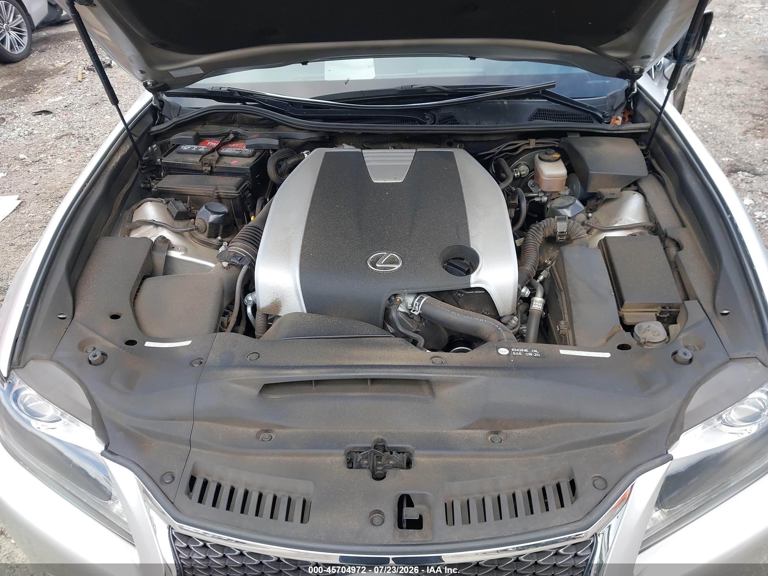 2015 Lexus Gs 350   Silver vin: JTHBE1BL1FA018208