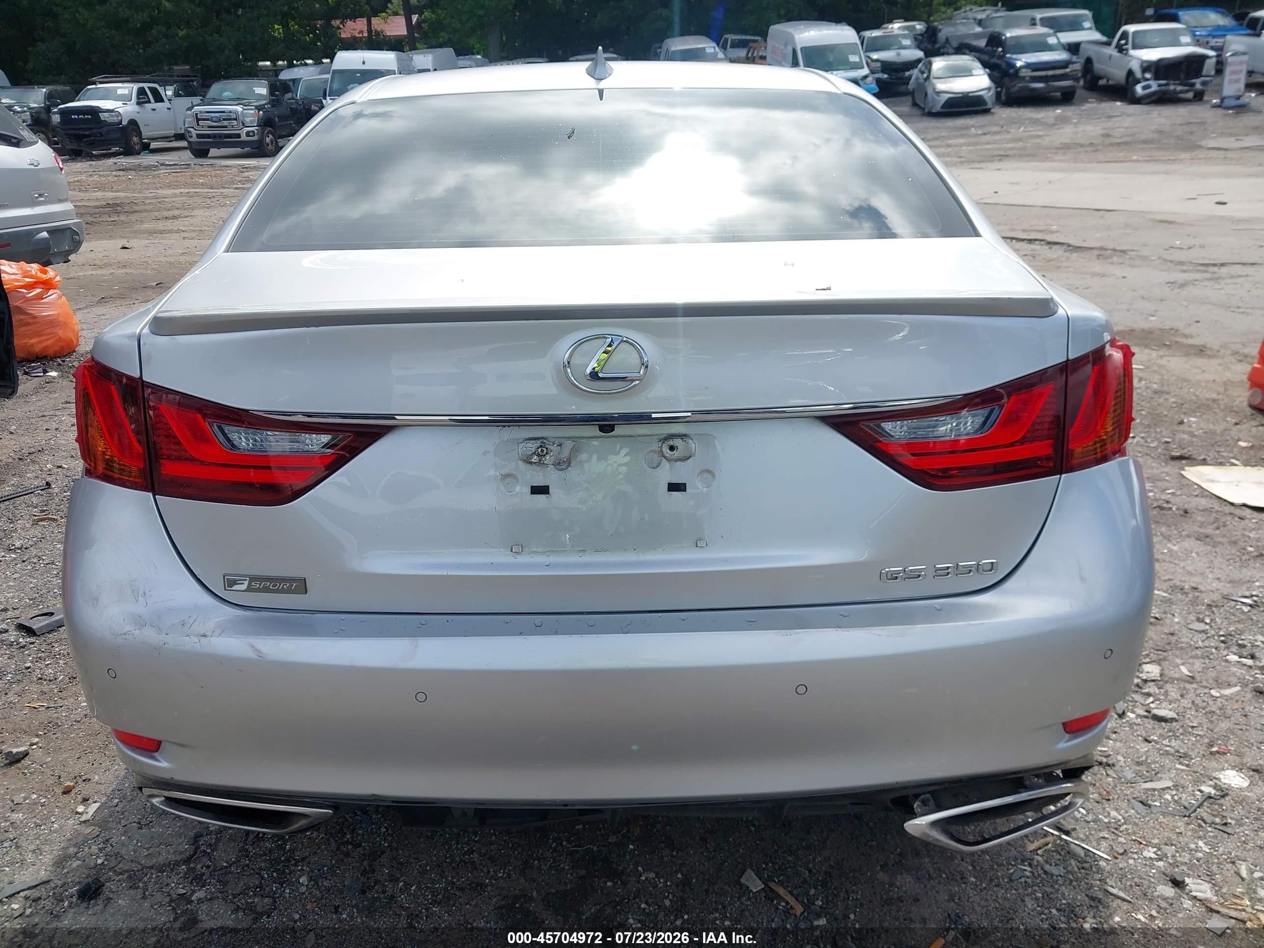 2015 Lexus Gs 350   Silver vin: JTHBE1BL1FA018208