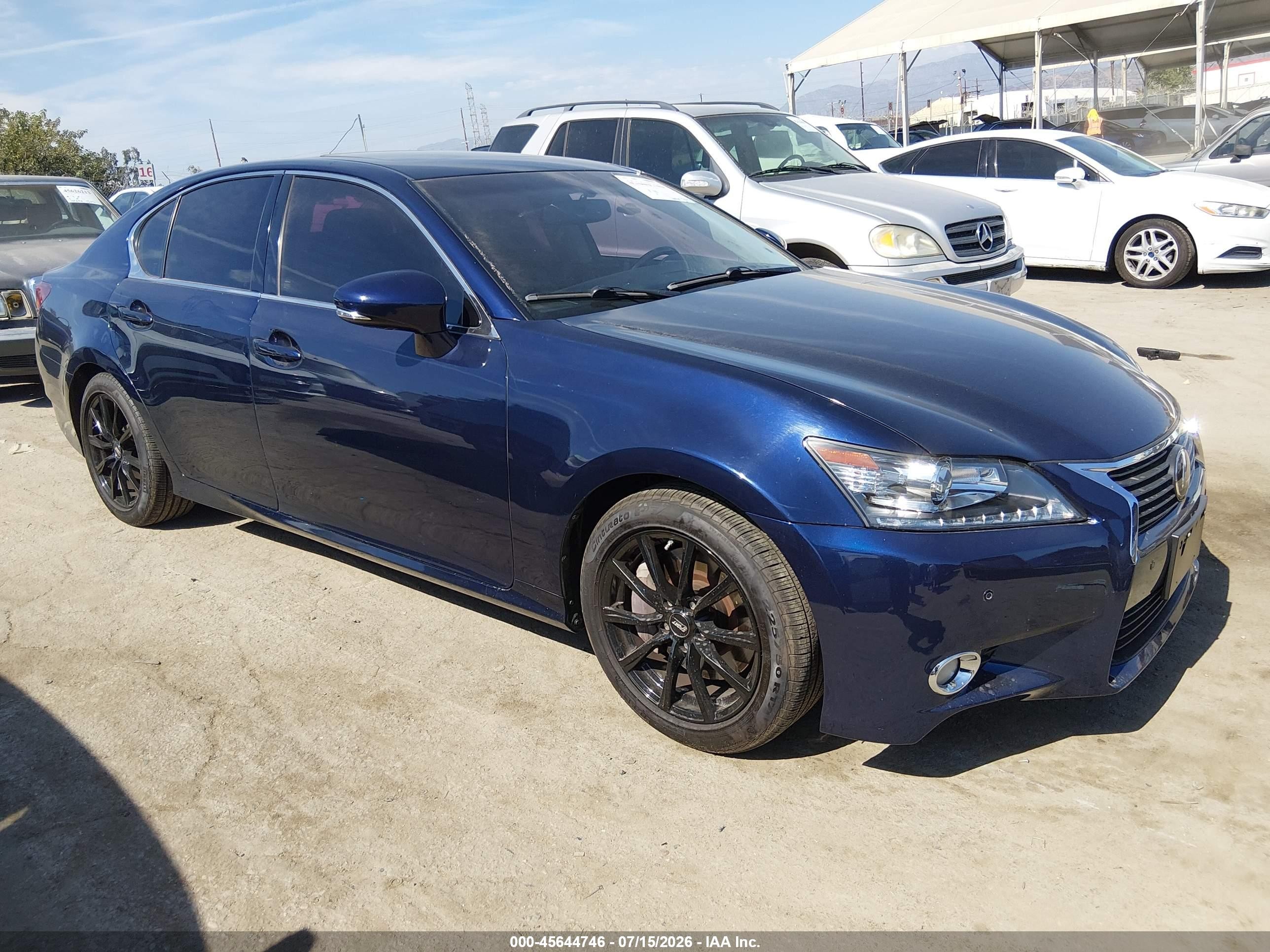 2013 Lexus Gs 350   Blue vin: JTHBE1BL2D5000774
