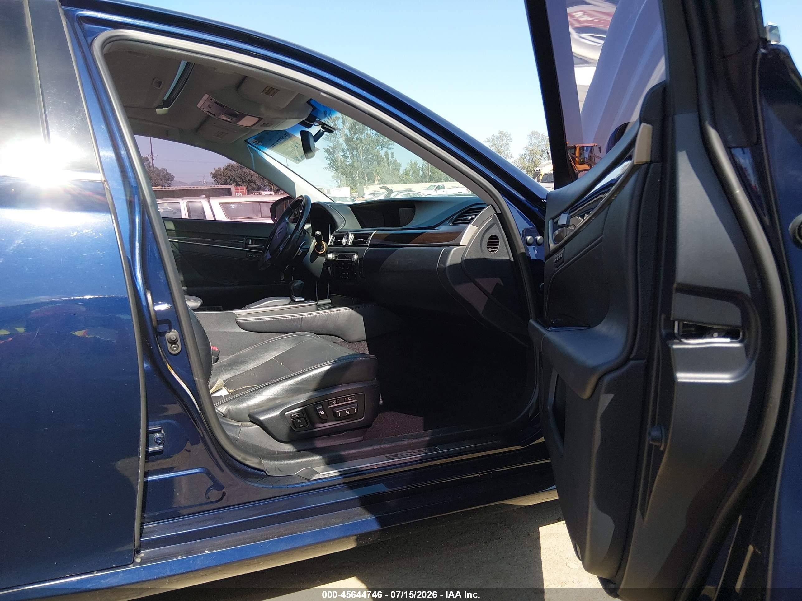 2013 Lexus Gs 350   Blue vin: JTHBE1BL2D5000774