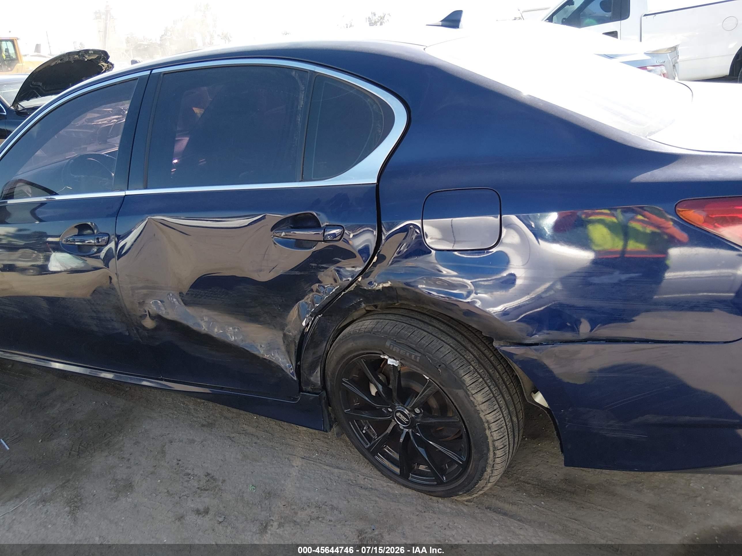 2013 Lexus Gs 350   Blue vin: JTHBE1BL2D5000774
