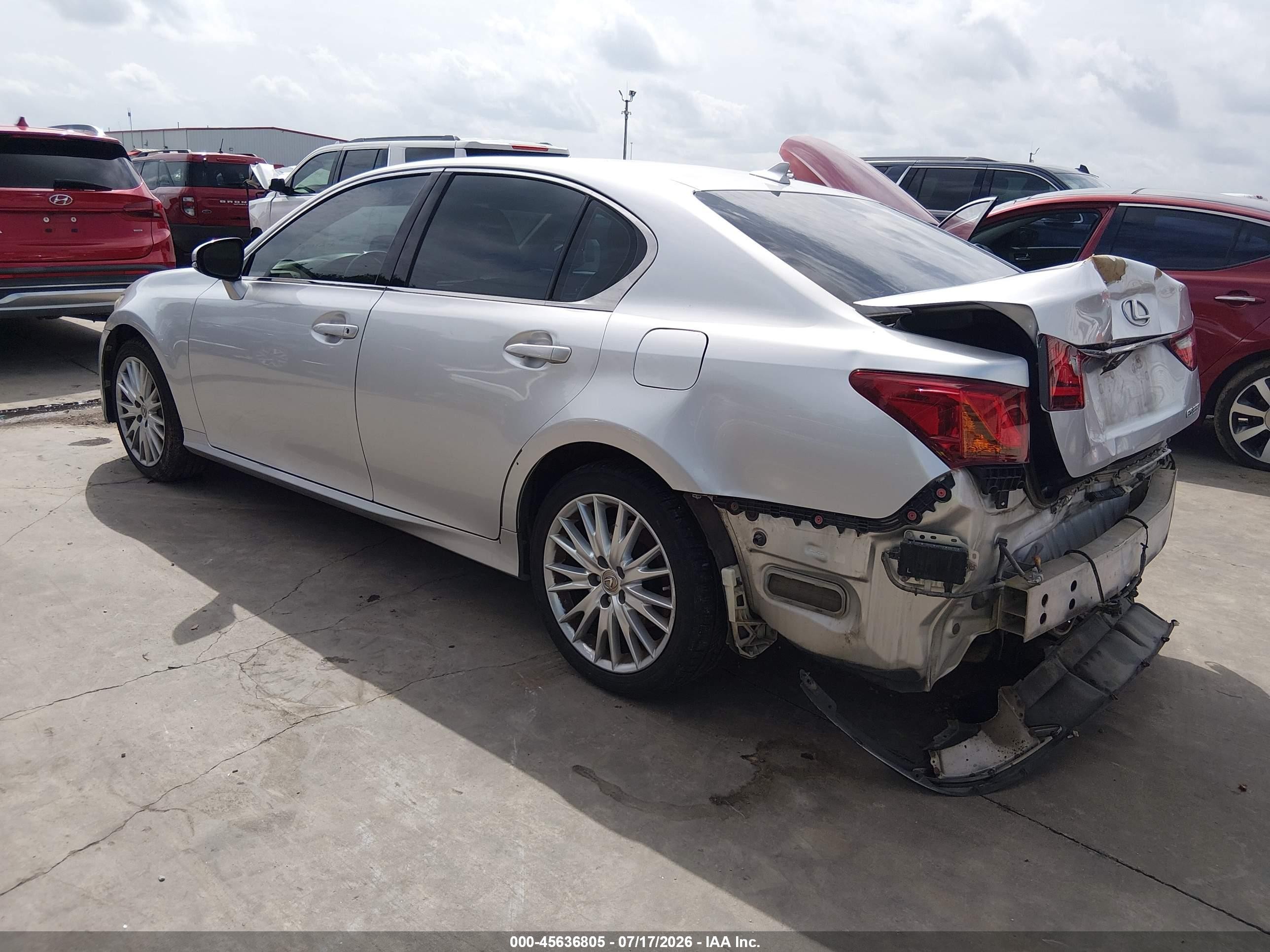 2013 Lexus Gs 350   Gray vin: JTHBE1BL2D5004355
