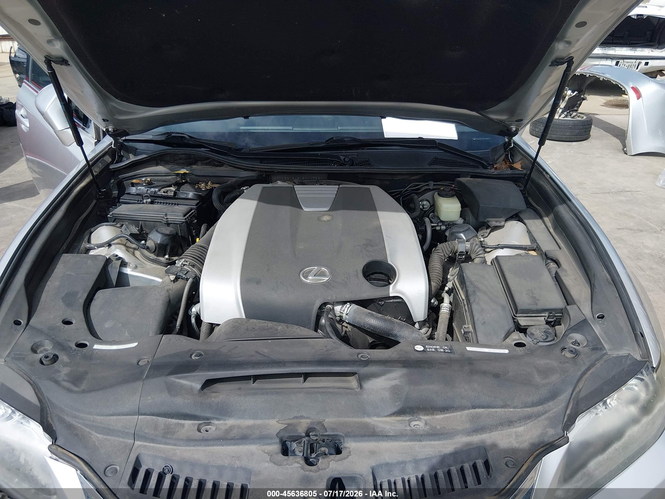 2013 Lexus Gs 350   Gray vin: JTHBE1BL2D5004355