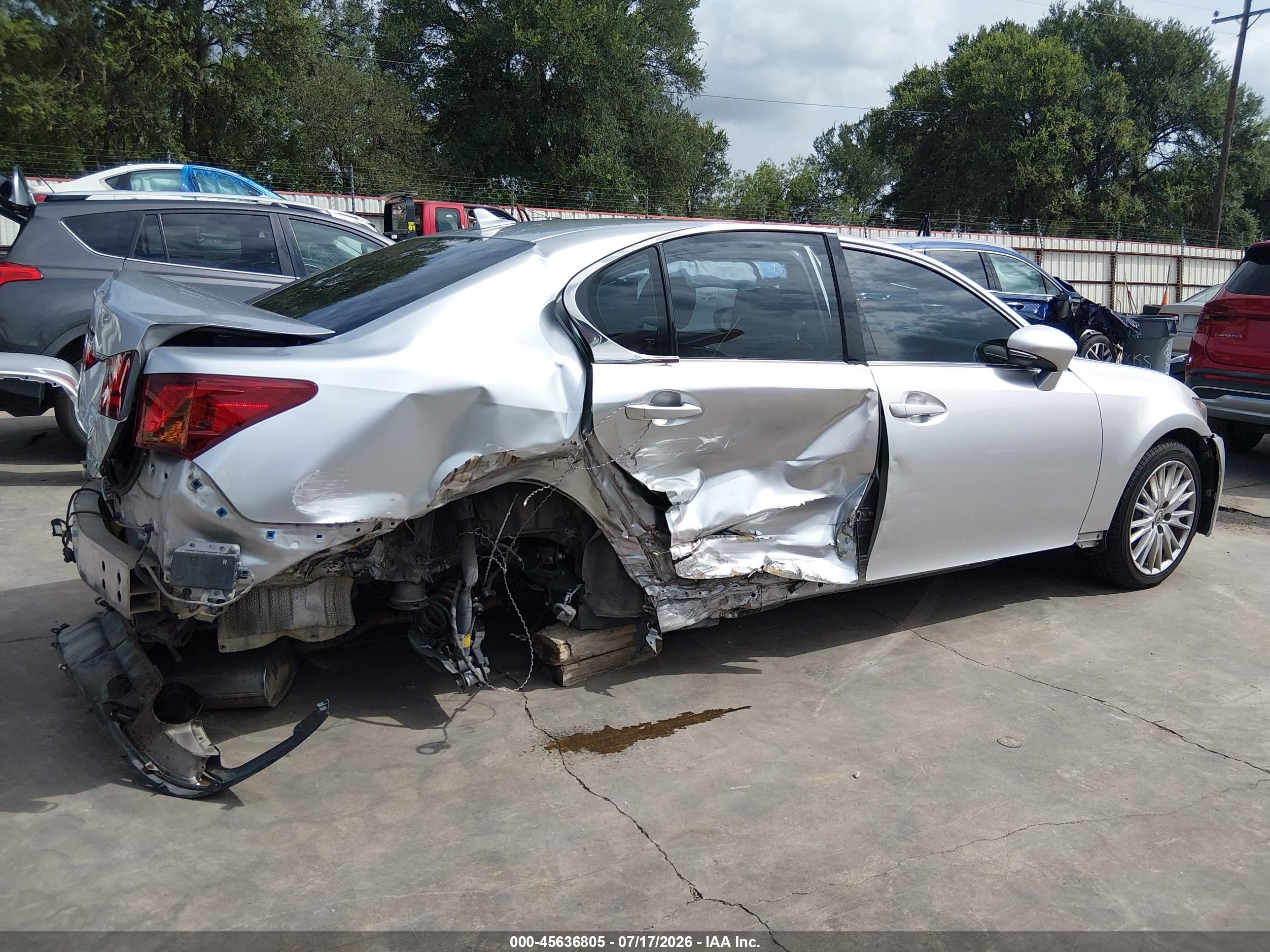 2013 Lexus Gs 350   Gray vin: JTHBE1BL2D5004355