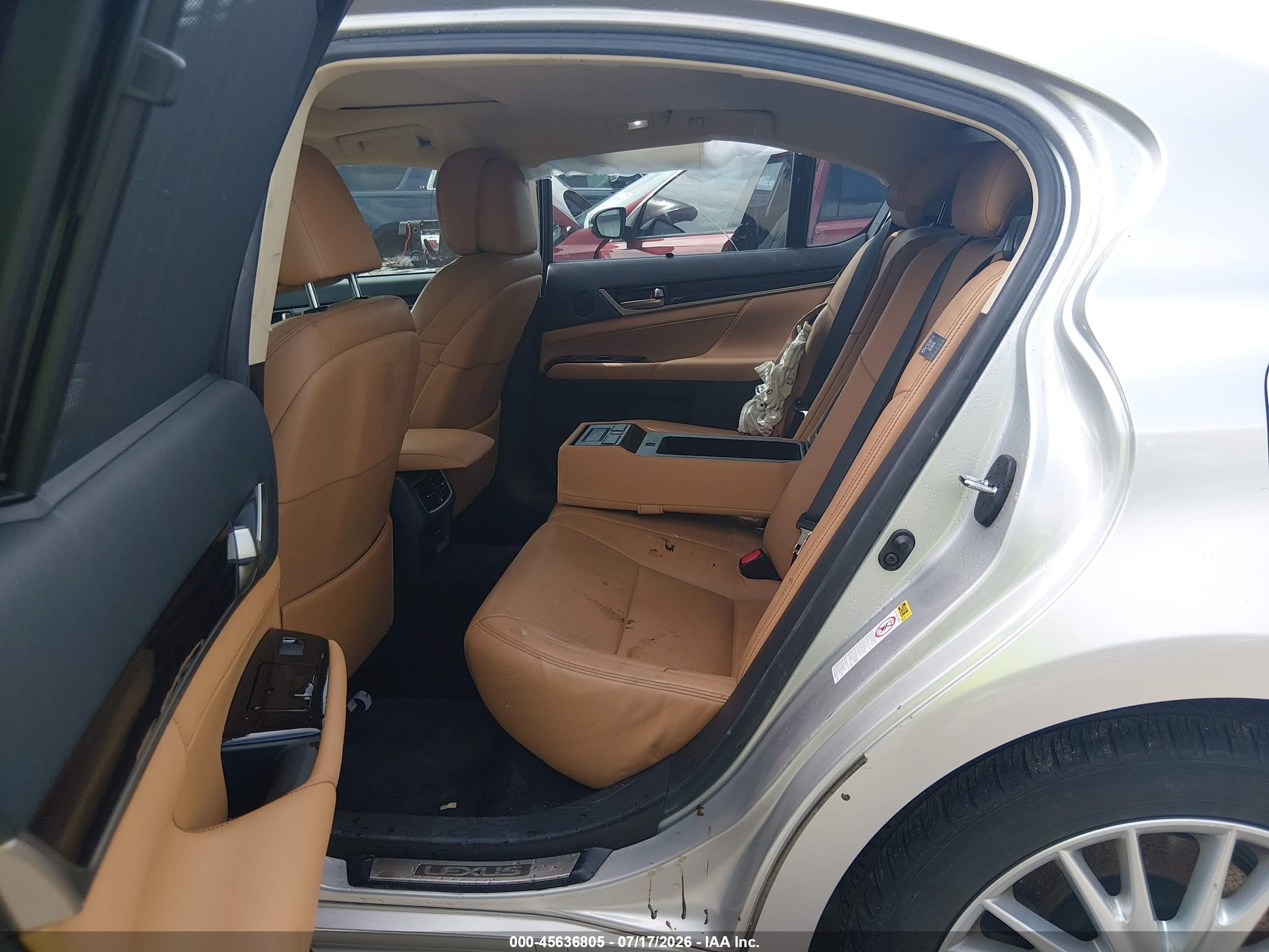 2013 Lexus Gs 350   Gray vin: JTHBE1BL2D5004355