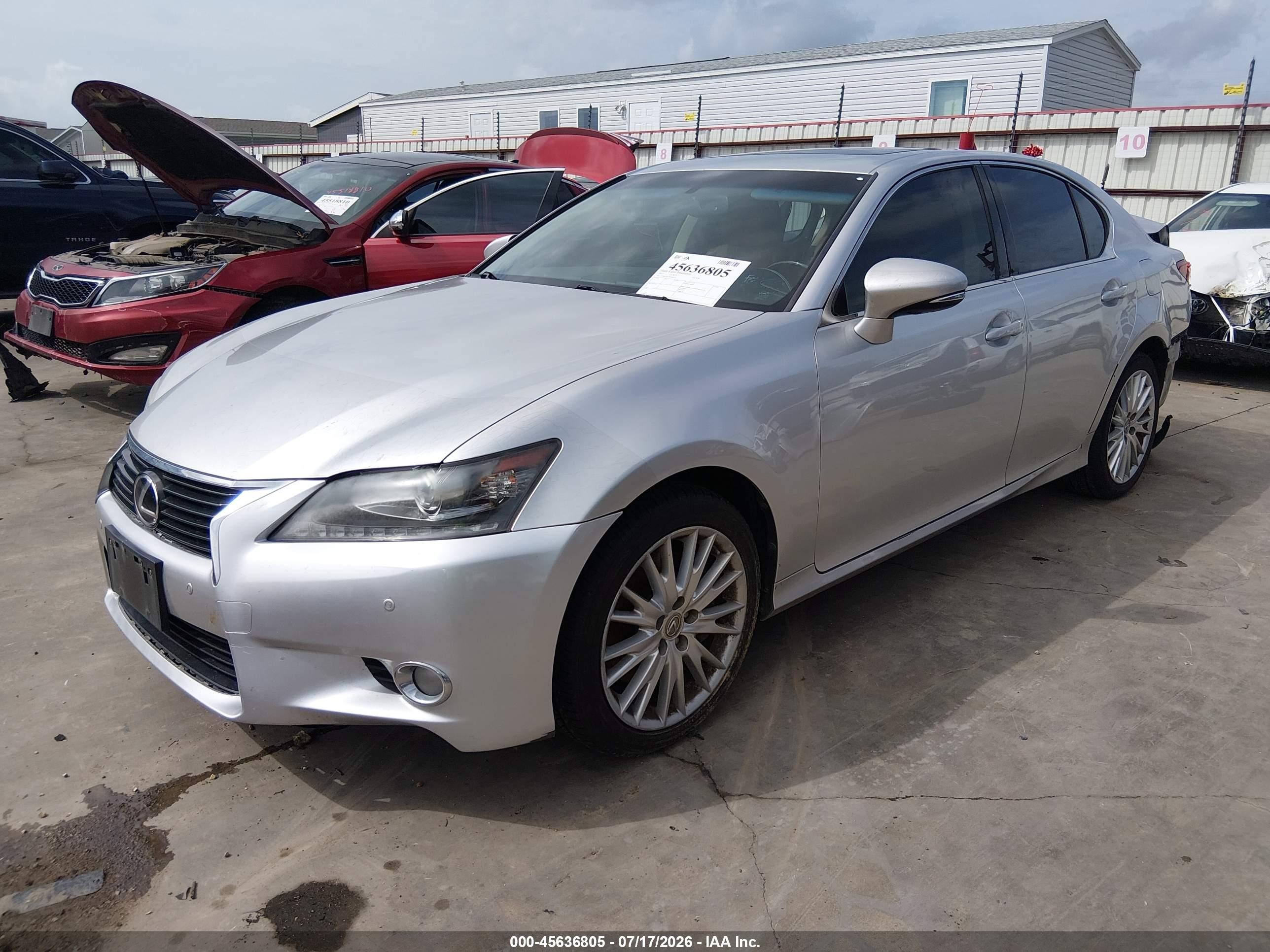 2013 Lexus Gs 350   Gray vin: JTHBE1BL2D5004355