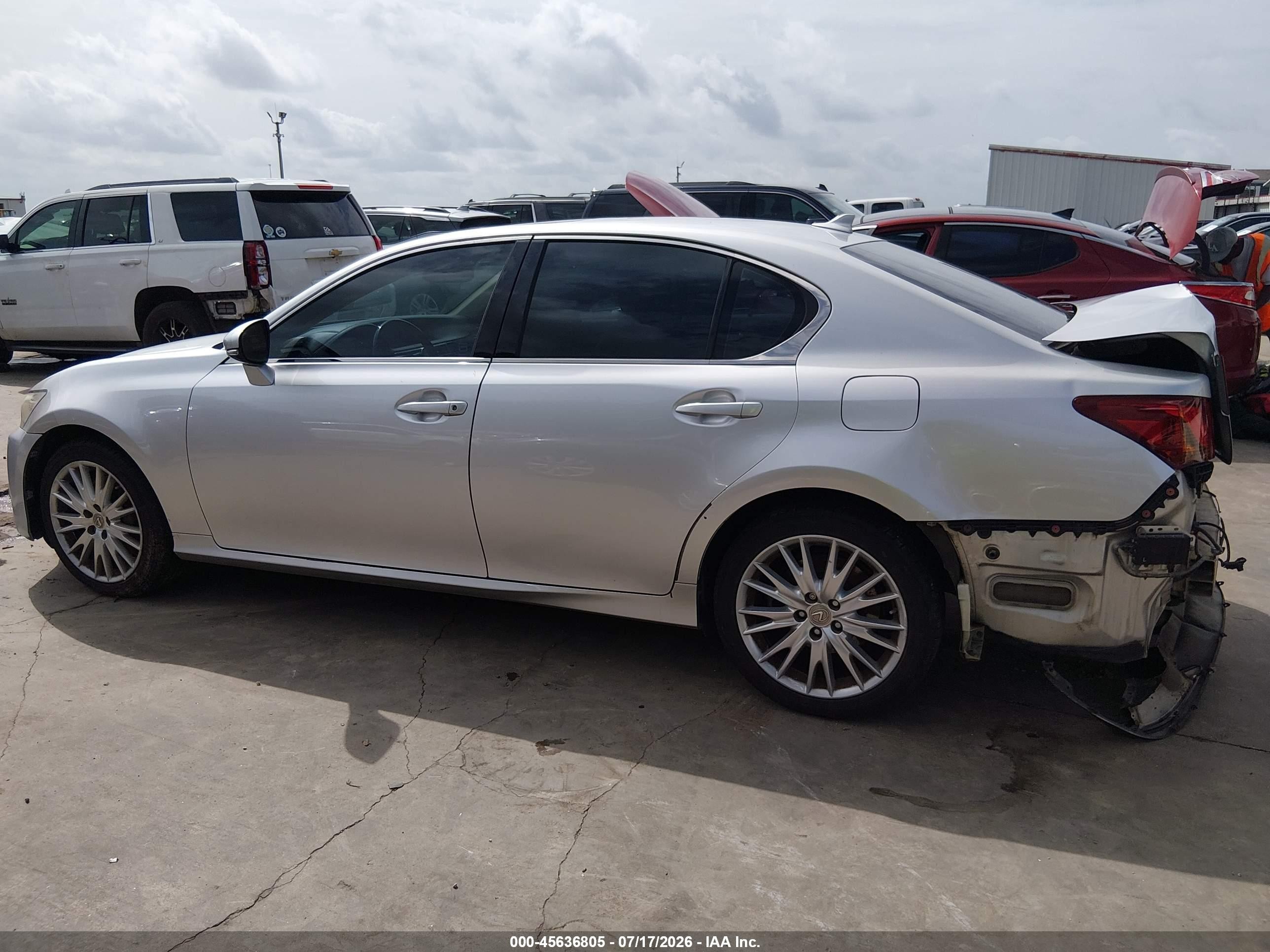2013 Lexus Gs 350   Gray vin: JTHBE1BL2D5004355