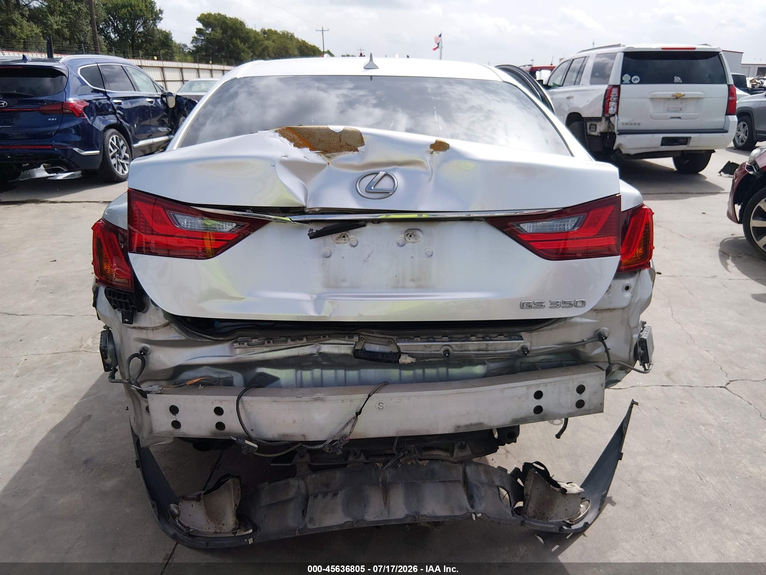 2013 Lexus Gs 350   Gray vin: JTHBE1BL2D5004355