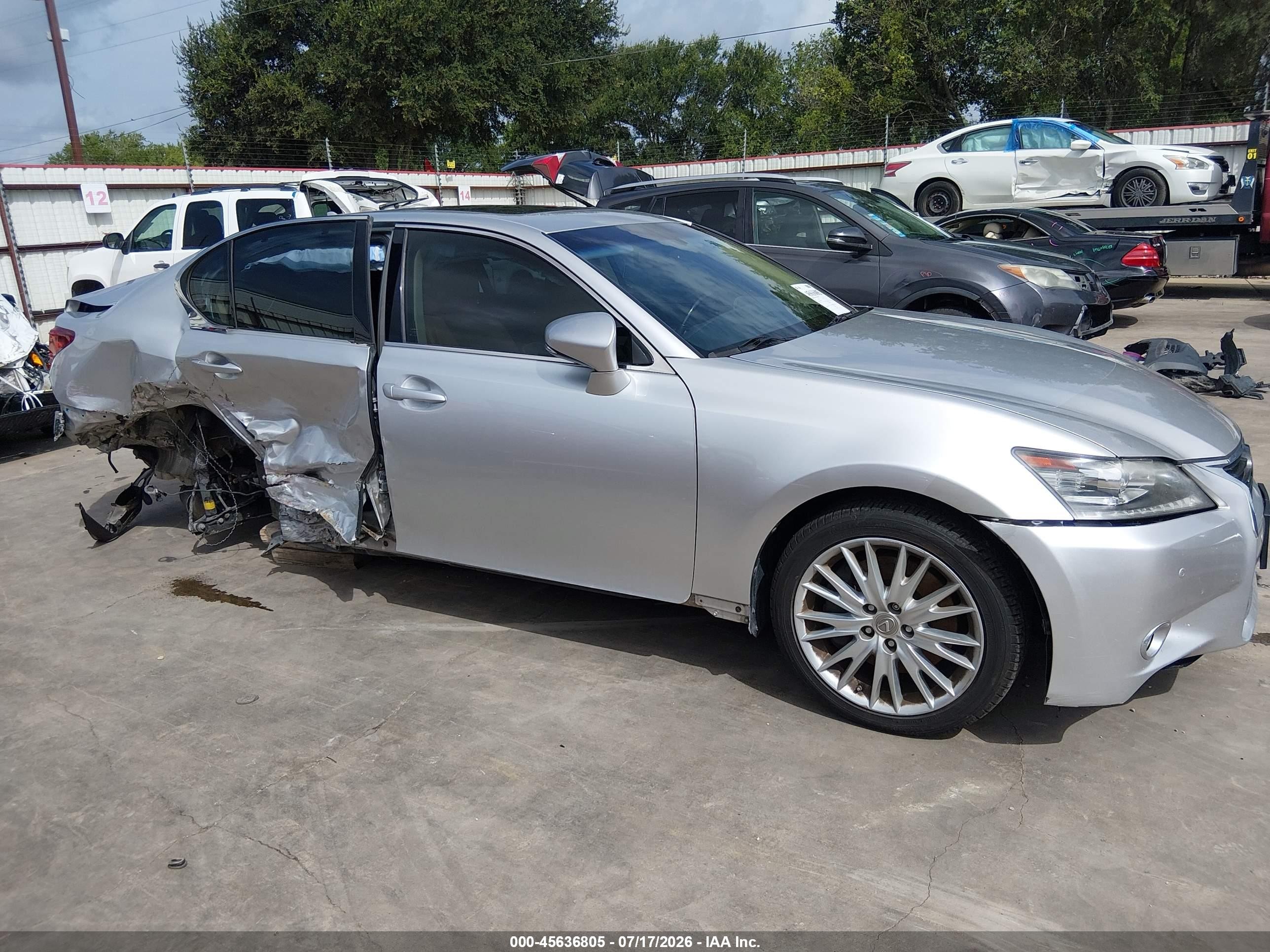 2013 Lexus Gs 350   Gray vin: JTHBE1BL2D5004355