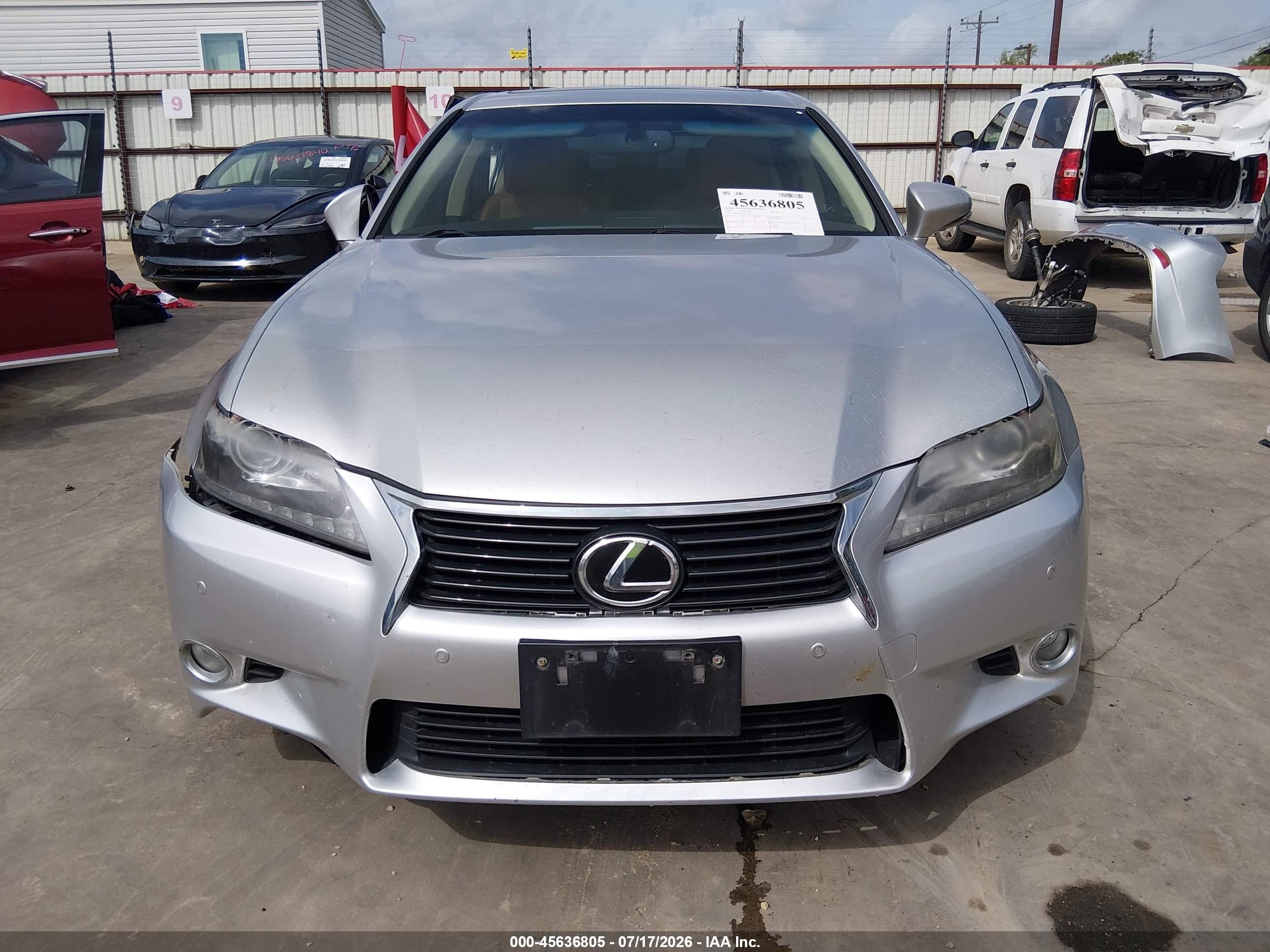 2013 Lexus Gs 350   Gray vin: JTHBE1BL2D5004355