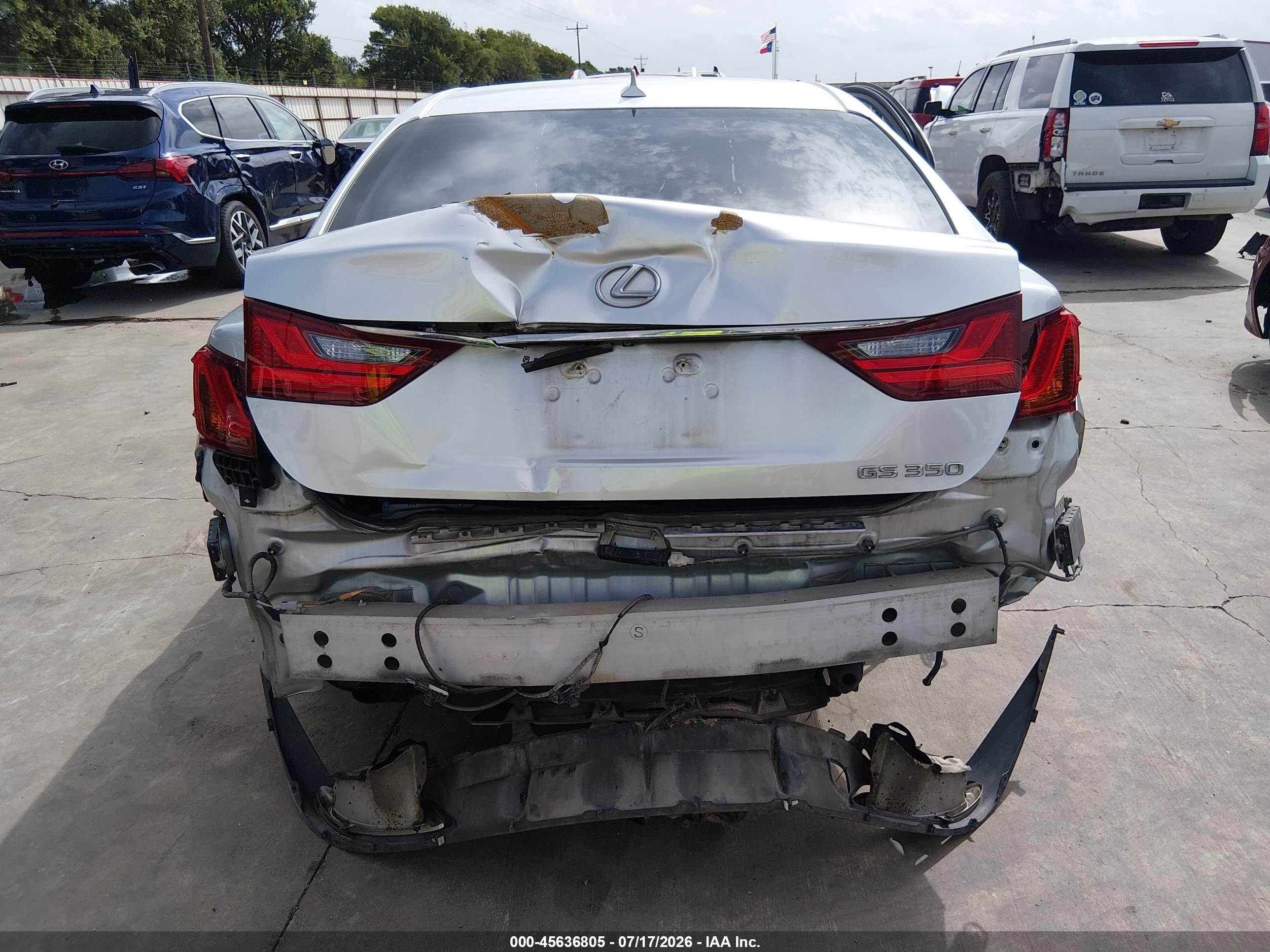 2013 Lexus Gs 350   Gray vin: JTHBE1BL2D5004355