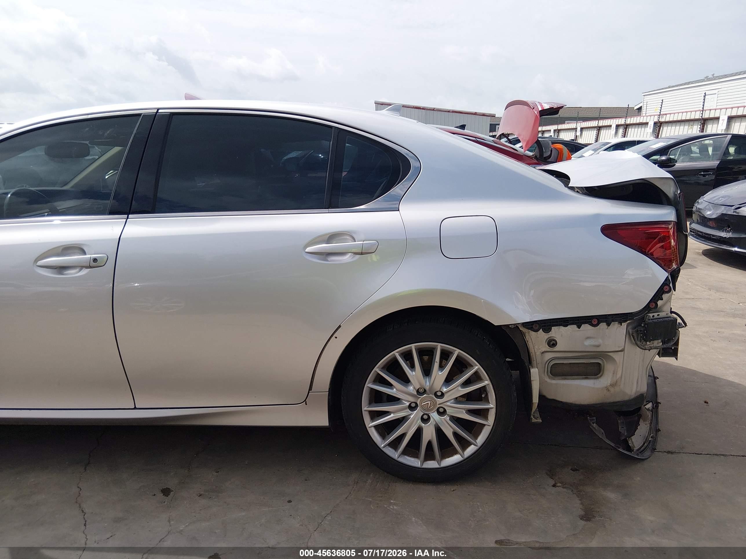 2013 Lexus Gs 350   Gray vin: JTHBE1BL2D5004355