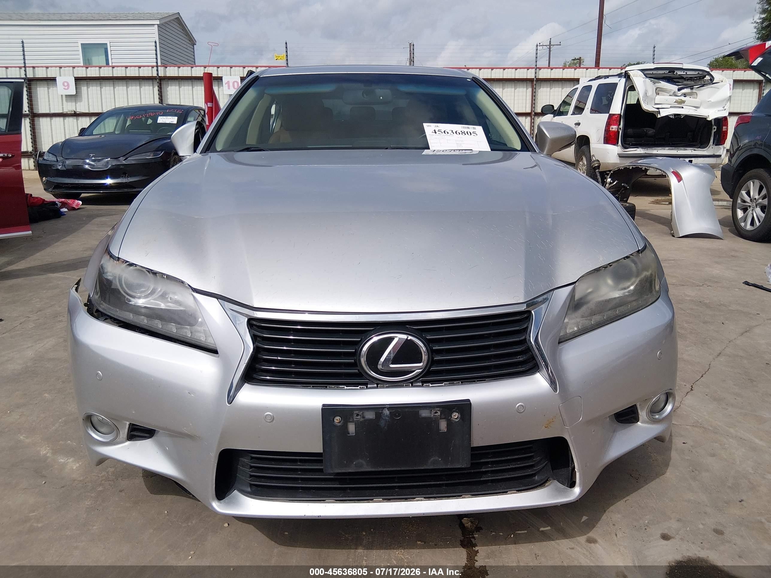 2013 Lexus Gs 350   Gray vin: JTHBE1BL2D5004355