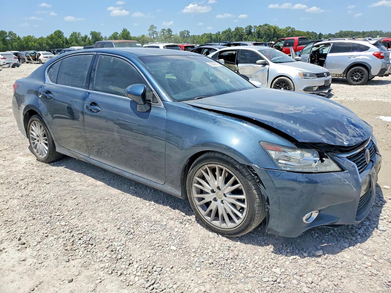 2013 Lexus Gs 350 Blue vin: JTHBE1BL2D5005456