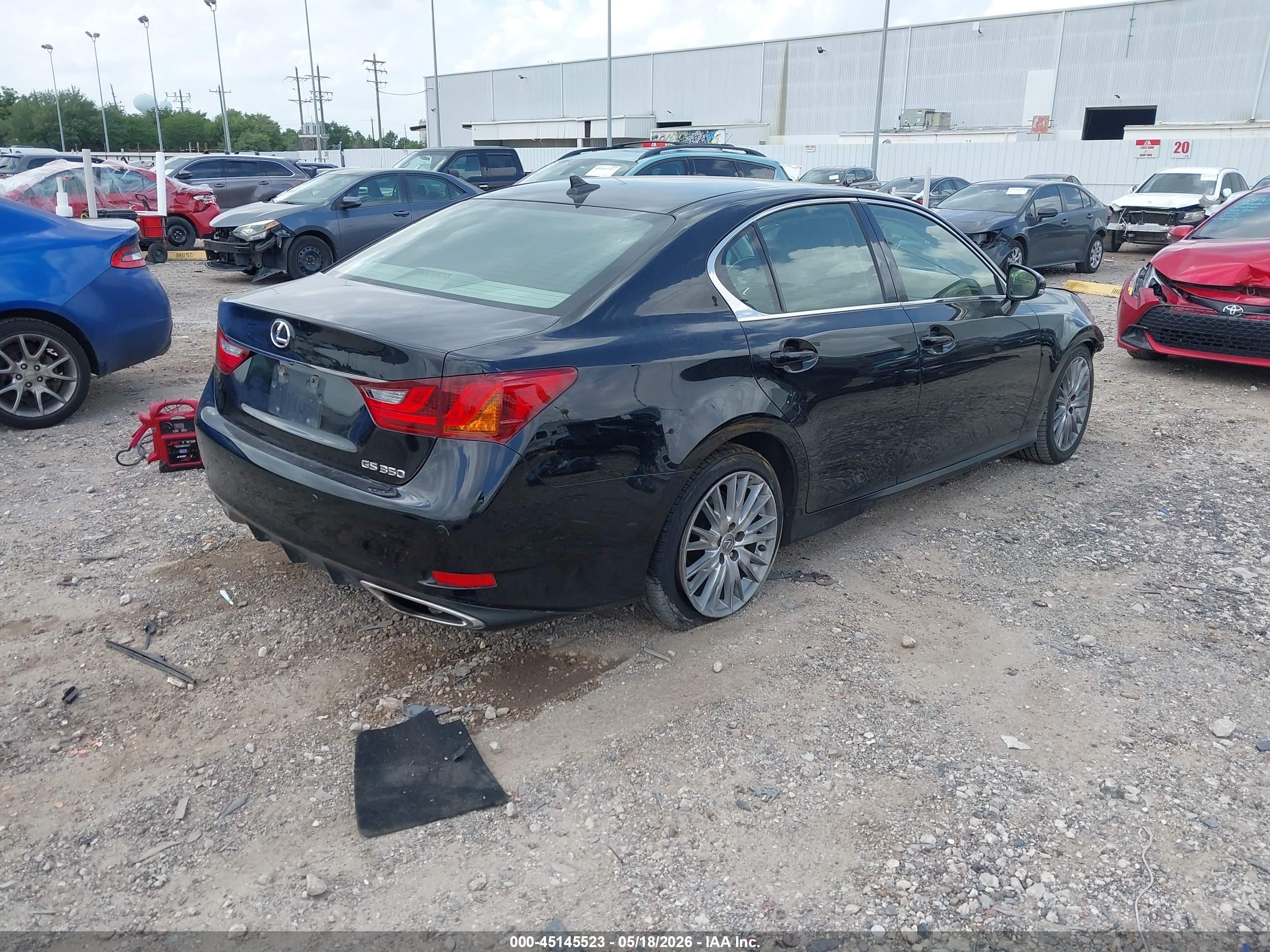 2013 Lexus Gs 350   Black vin: JTHBE1BL2D5007451