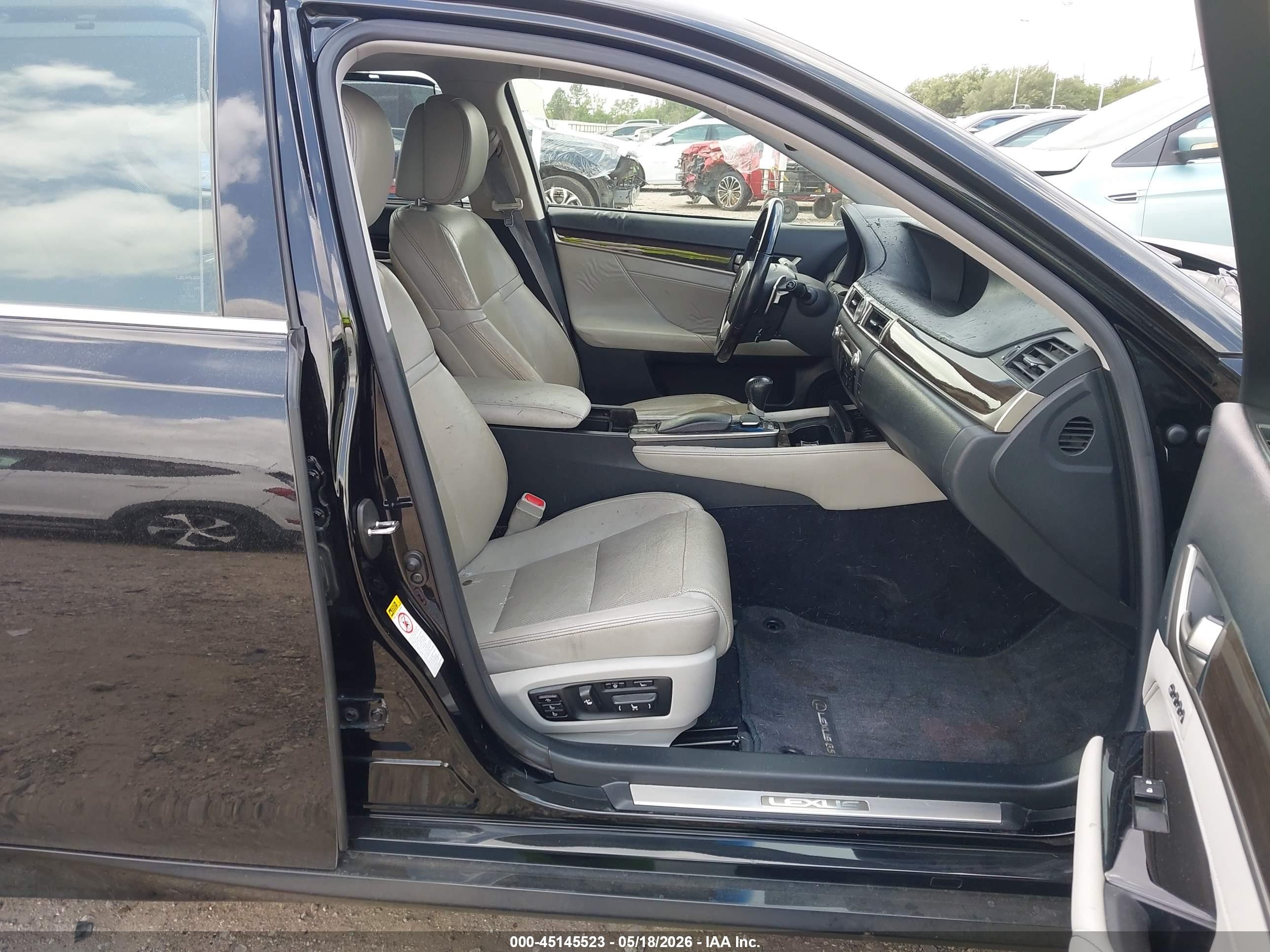 2013 Lexus Gs 350   Black vin: JTHBE1BL2D5007451
