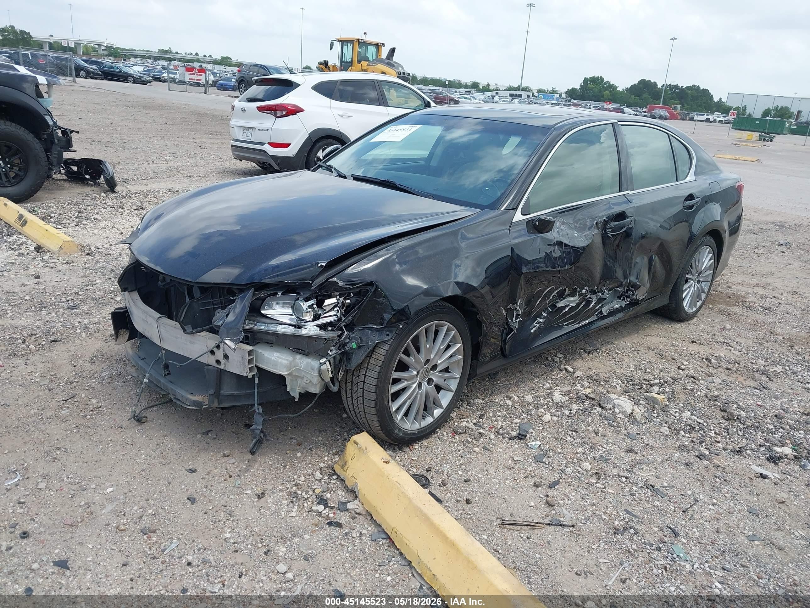 2013 Lexus Gs 350   Black vin: JTHBE1BL2D5007451