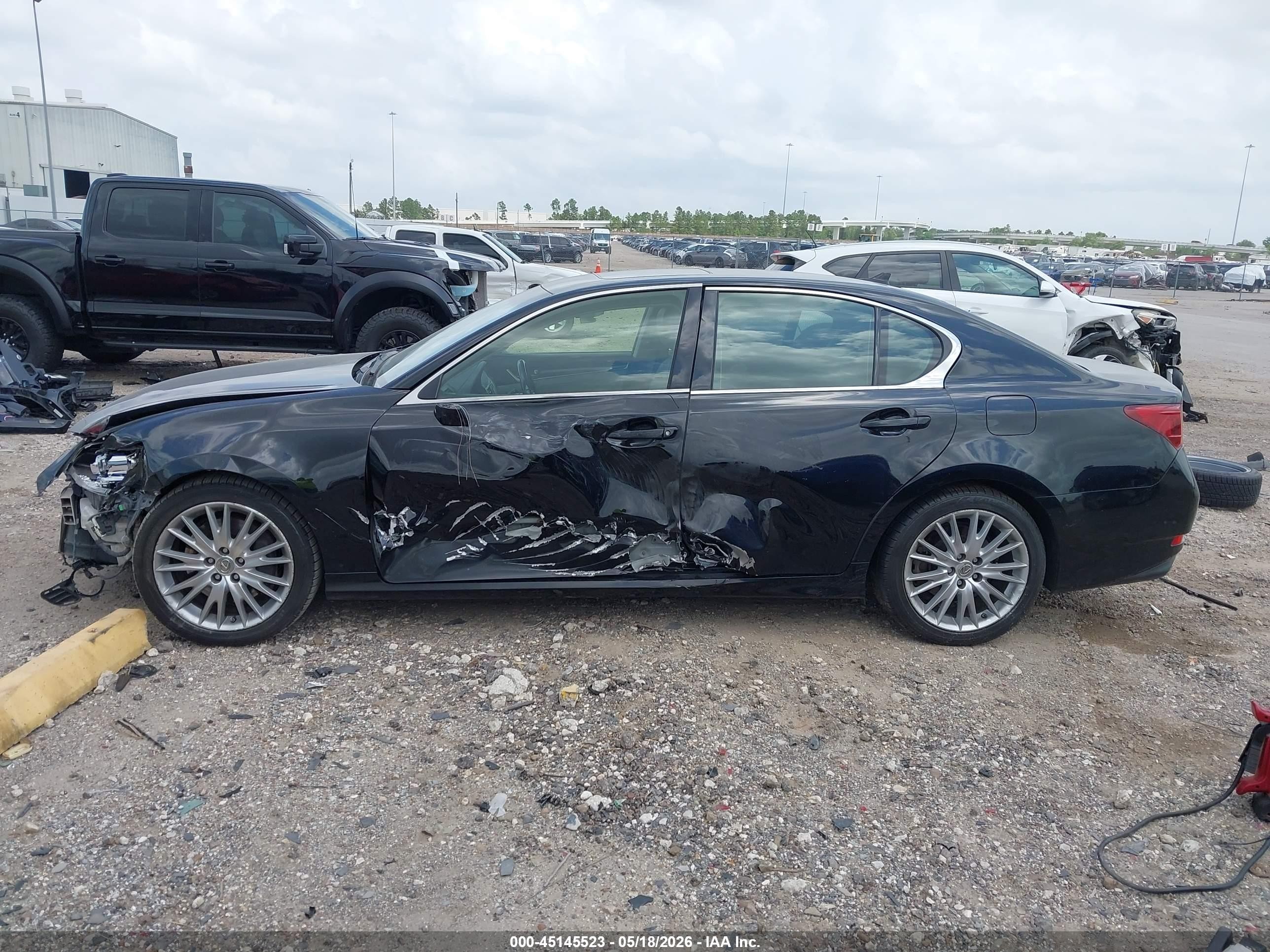2013 Lexus Gs 350   Black vin: JTHBE1BL2D5007451