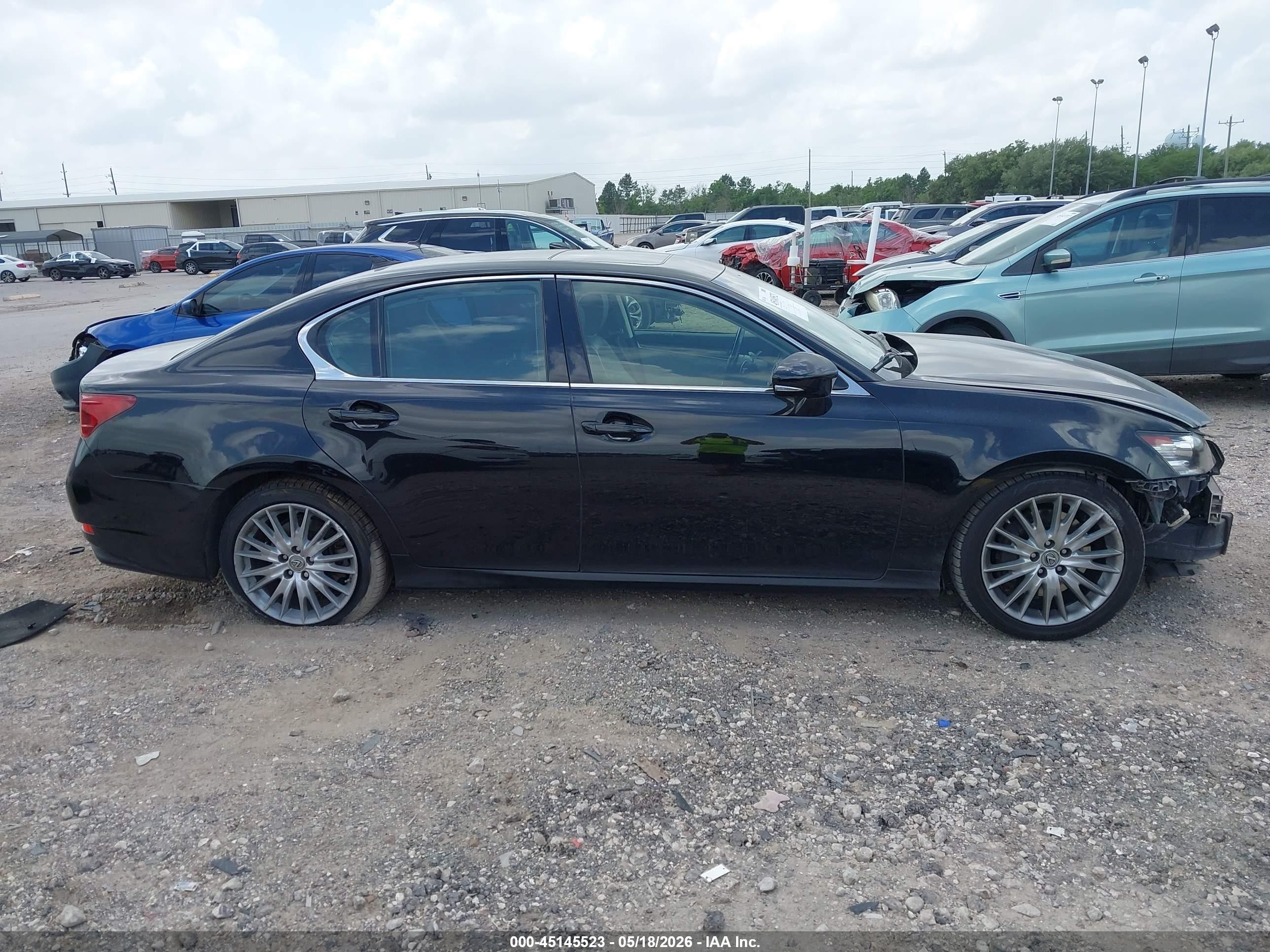 2013 Lexus Gs 350   Black vin: JTHBE1BL2D5007451