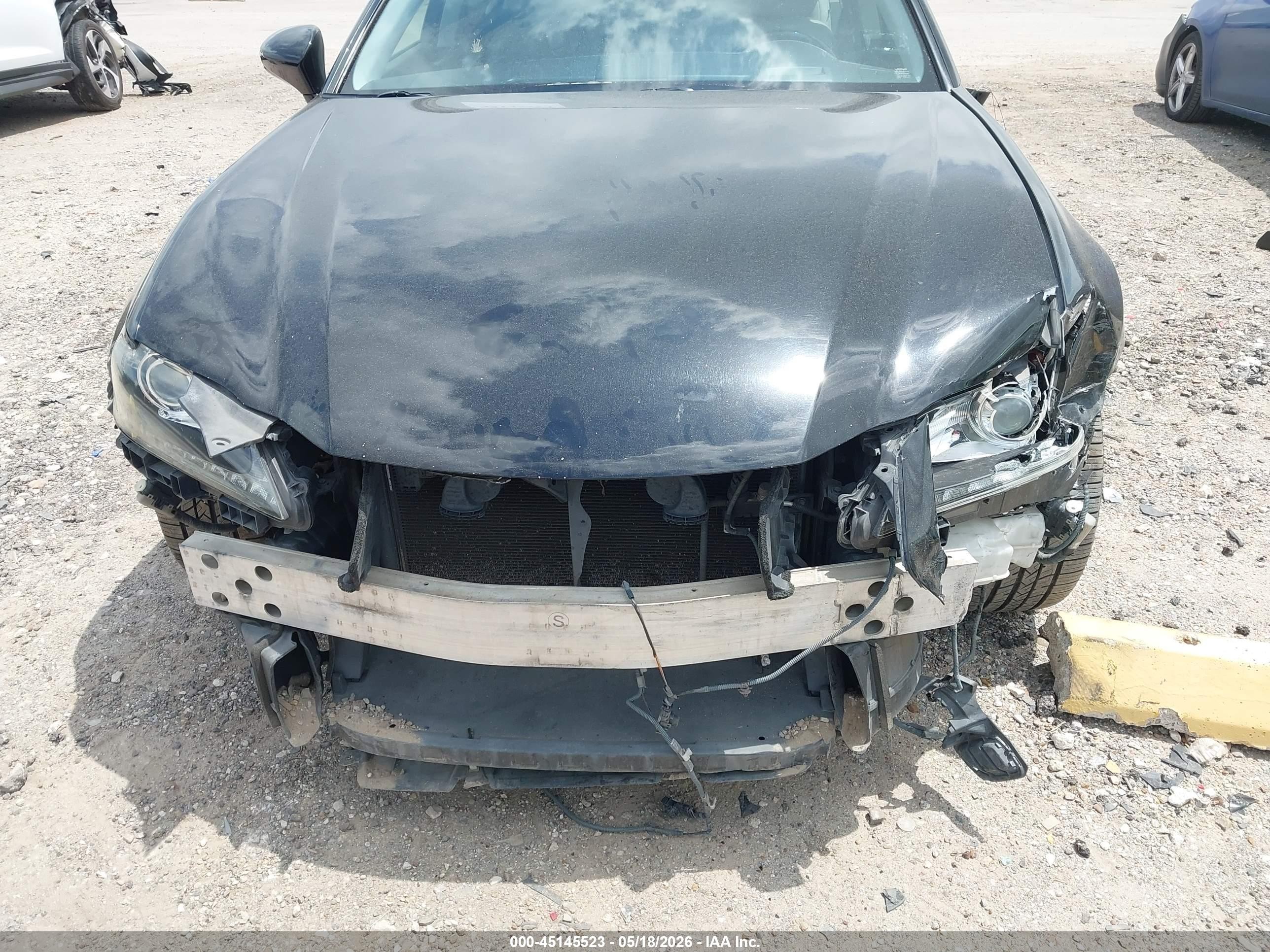 2013 Lexus Gs 350   Black vin: JTHBE1BL2D5007451