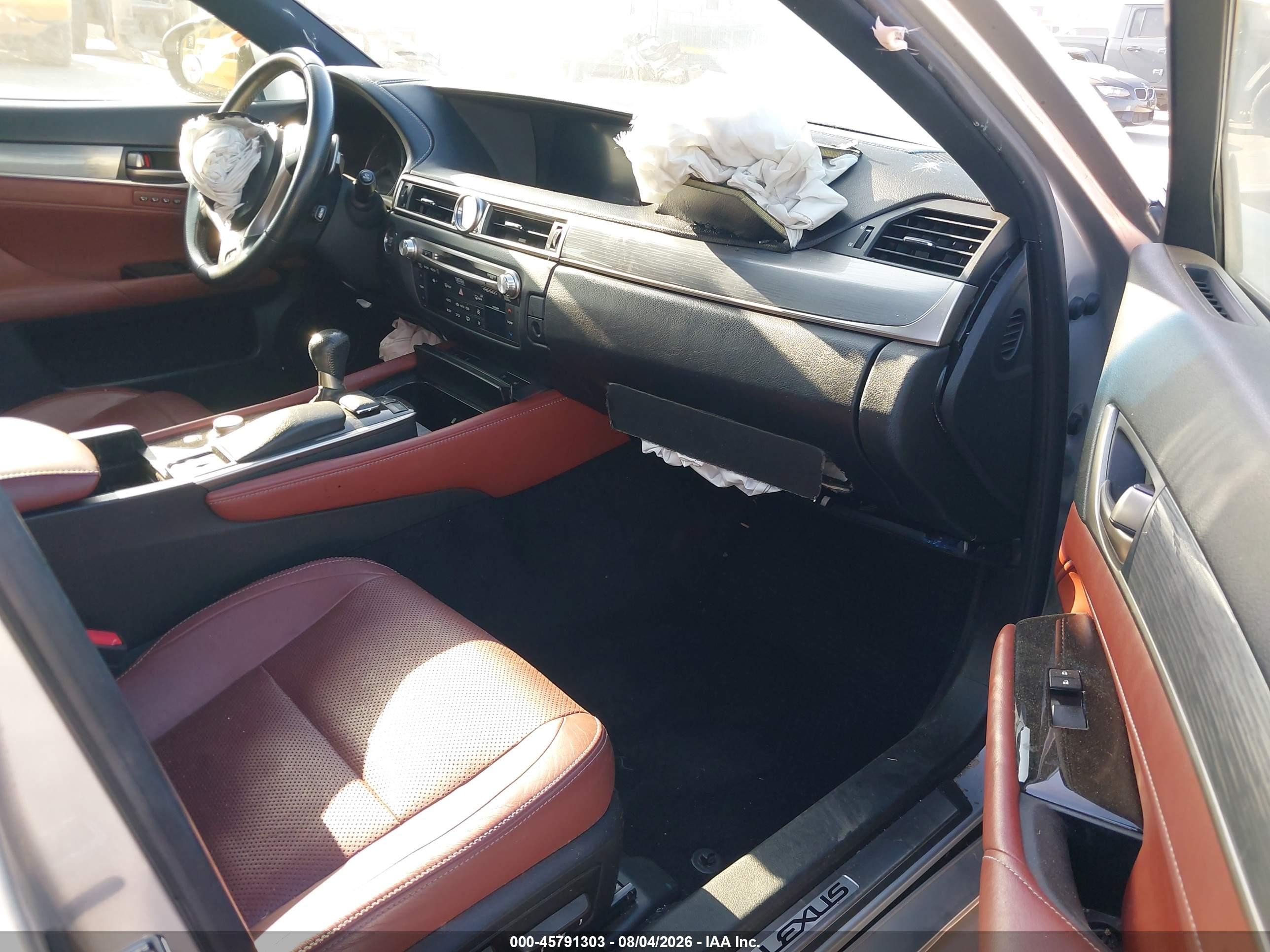 2013 Lexus Gs 350   Silver vin: JTHBE1BL2D5009233
