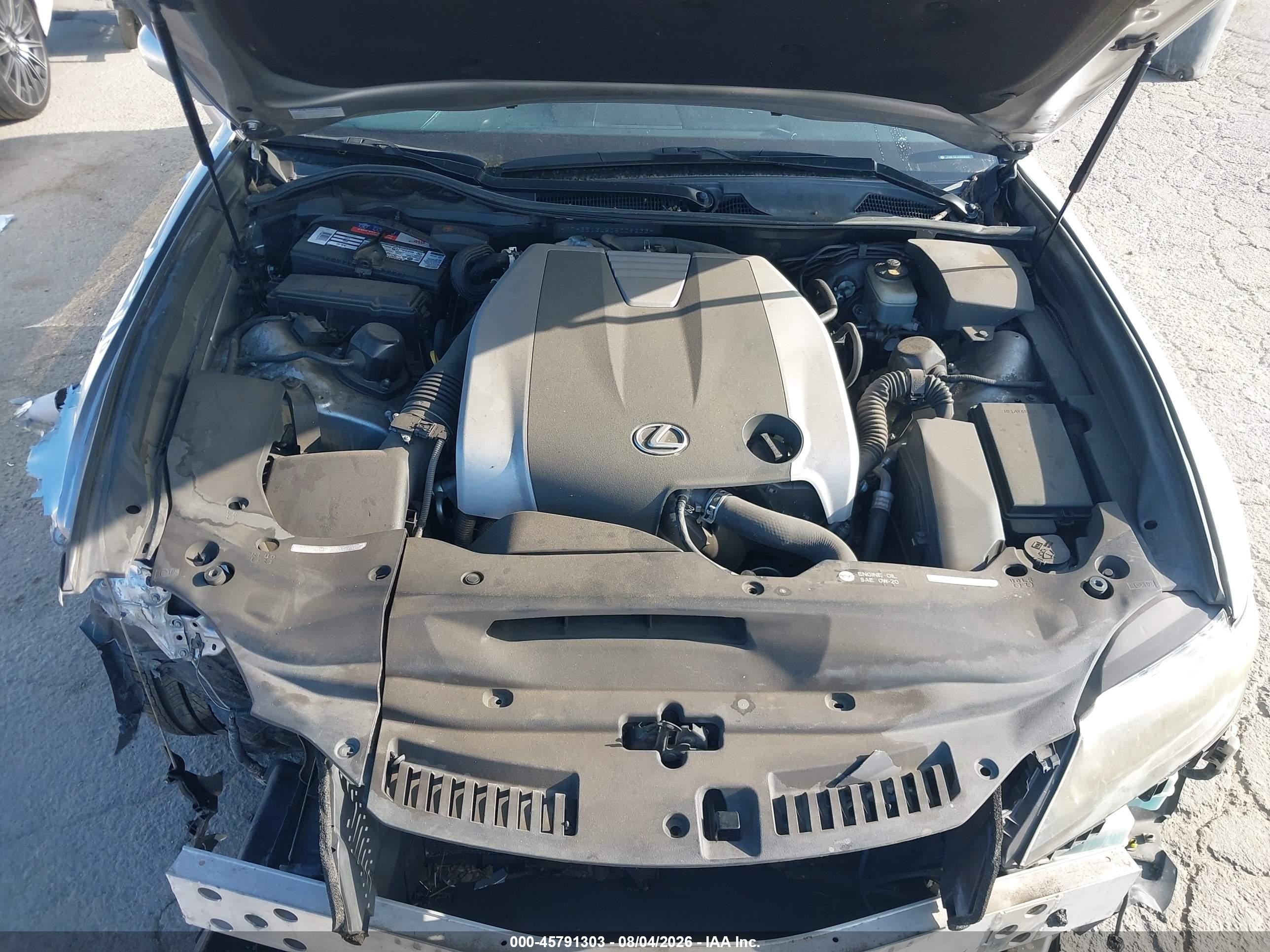 2013 Lexus Gs 350   Silver vin: JTHBE1BL2D5009233